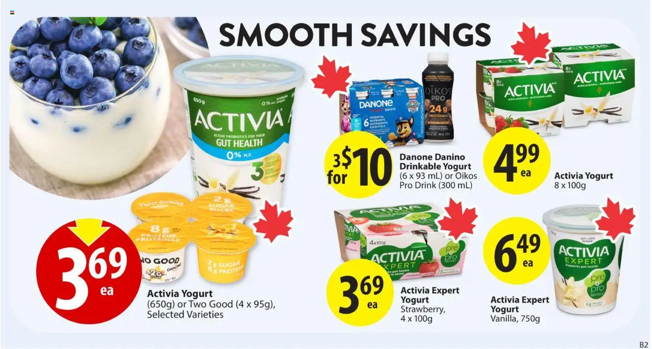 Save on foods flyer valid from 09.10.2025 | Page: 23 | Products: Yogurt