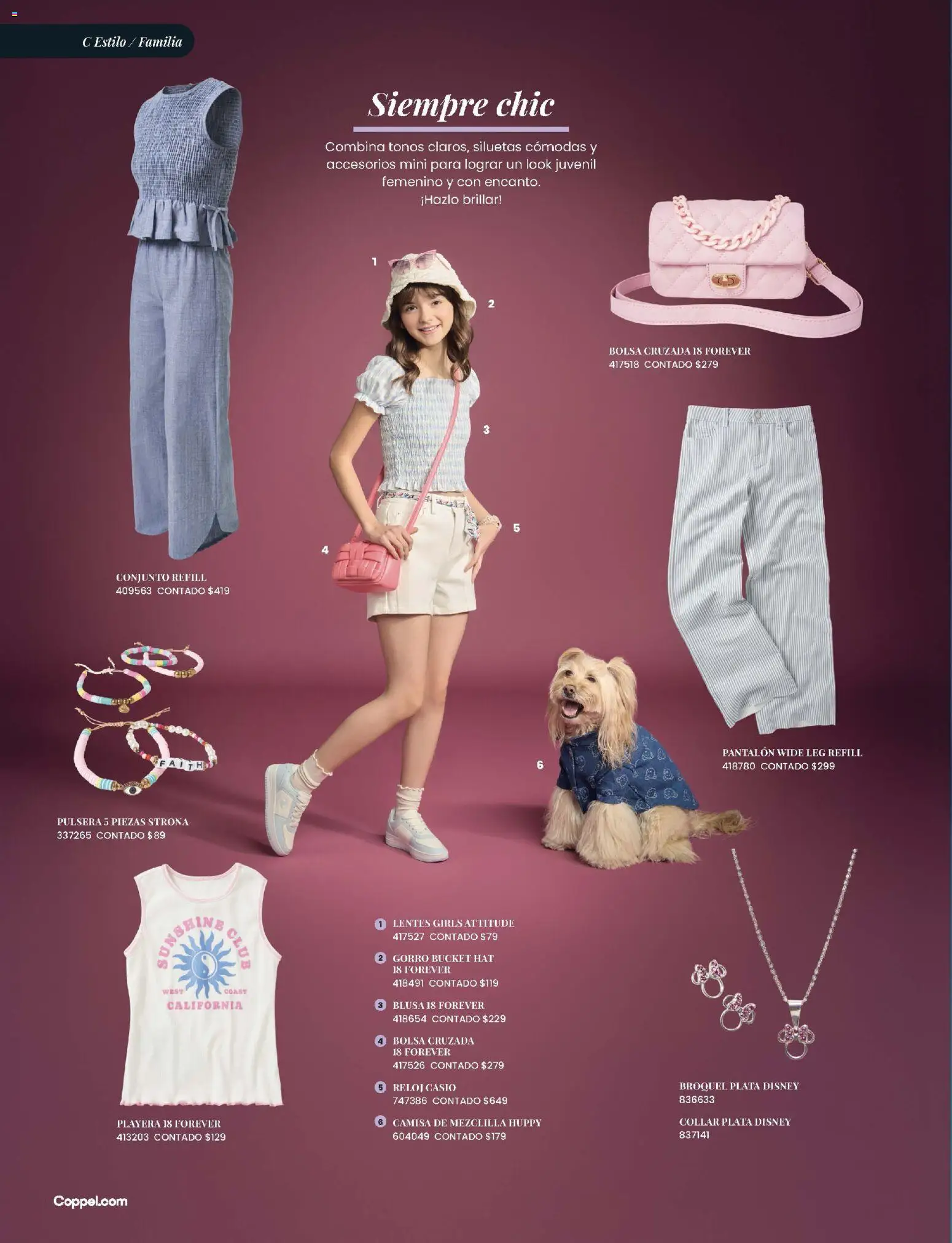 Nuevas ofertas de Coppel válidas en toda la República Mexicana desde el 01.03.2026. ¡Encuentra las mejores ofertas en Coppel catálogo ! | Página: 70 | Productos: Blusa, Playera, Conjunto, Collar