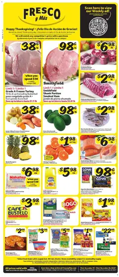 Preview of Fresco y Más weekly ads valid from 19.11.2025