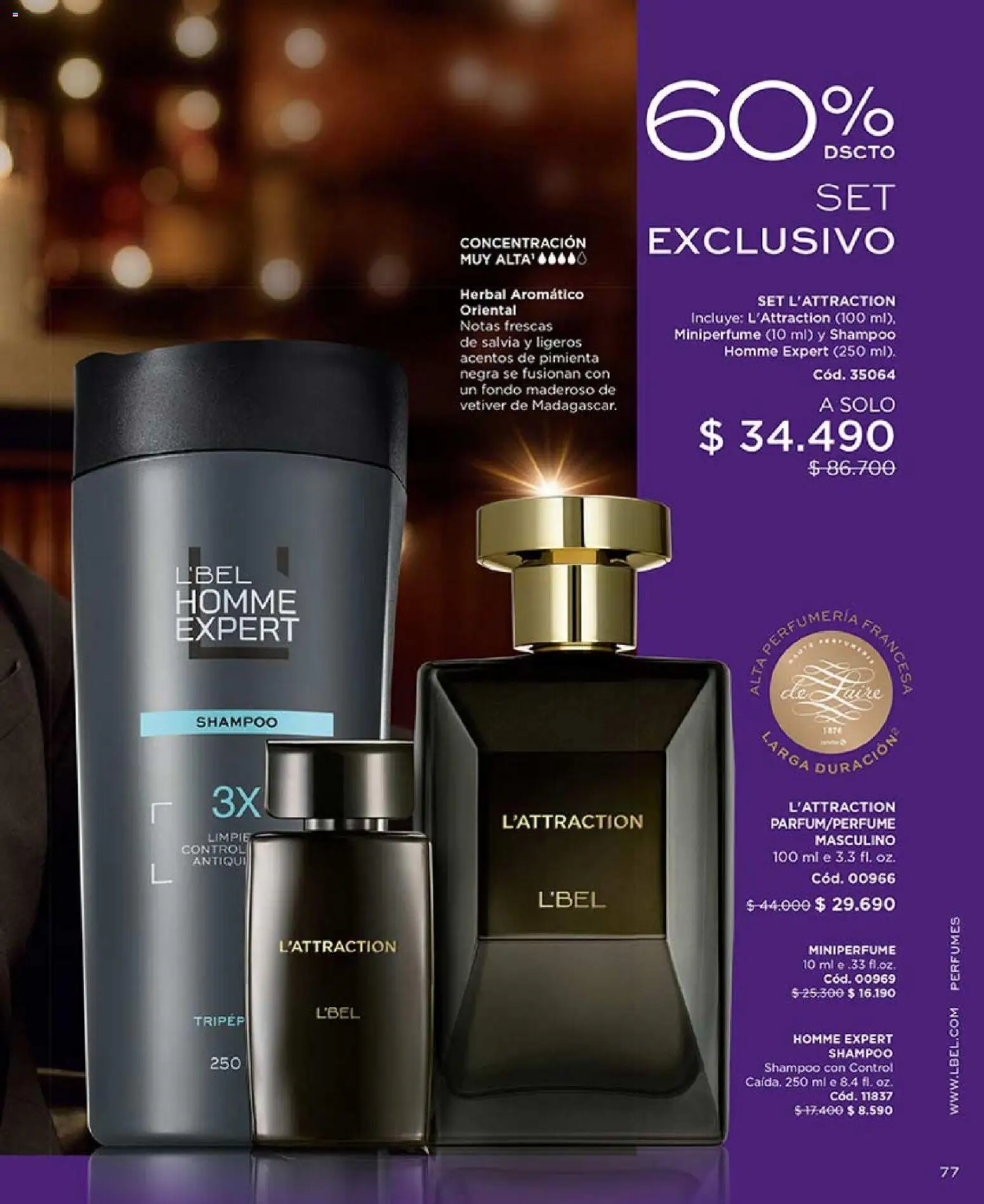 Catálogo L'Bel Campaña2x │ válido desde el 16.01.2026 | Página: 77 | Productos: Pimienta, Shampoo