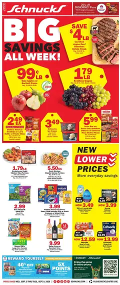 Preview of Schnucks weekly ads valid from 03.09.2025