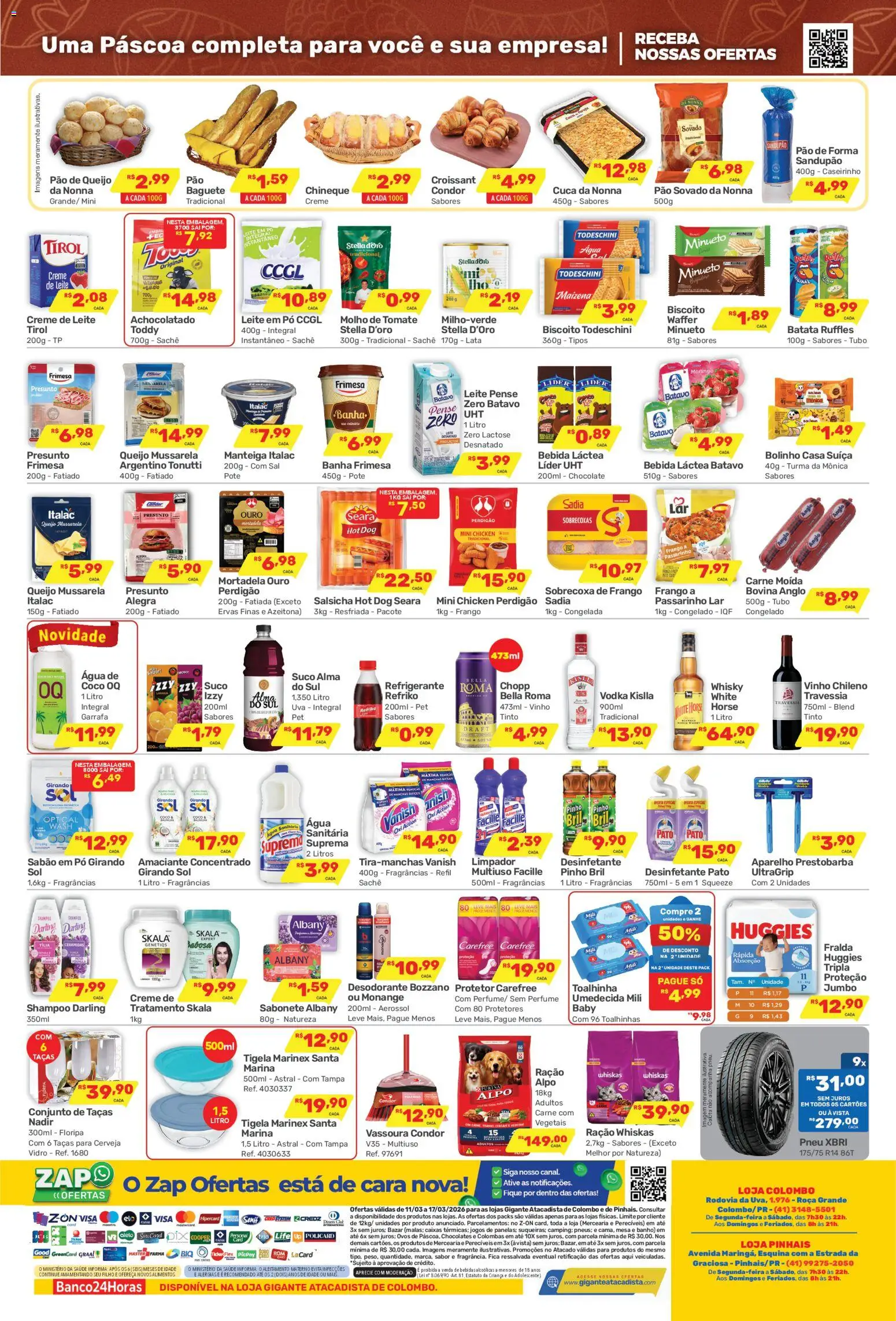 Gigante Atacadista Folheto - válido de 11.03.2026 | Página: 2 | Produtos: Coco, Girando sol, Frango, Água sanitária