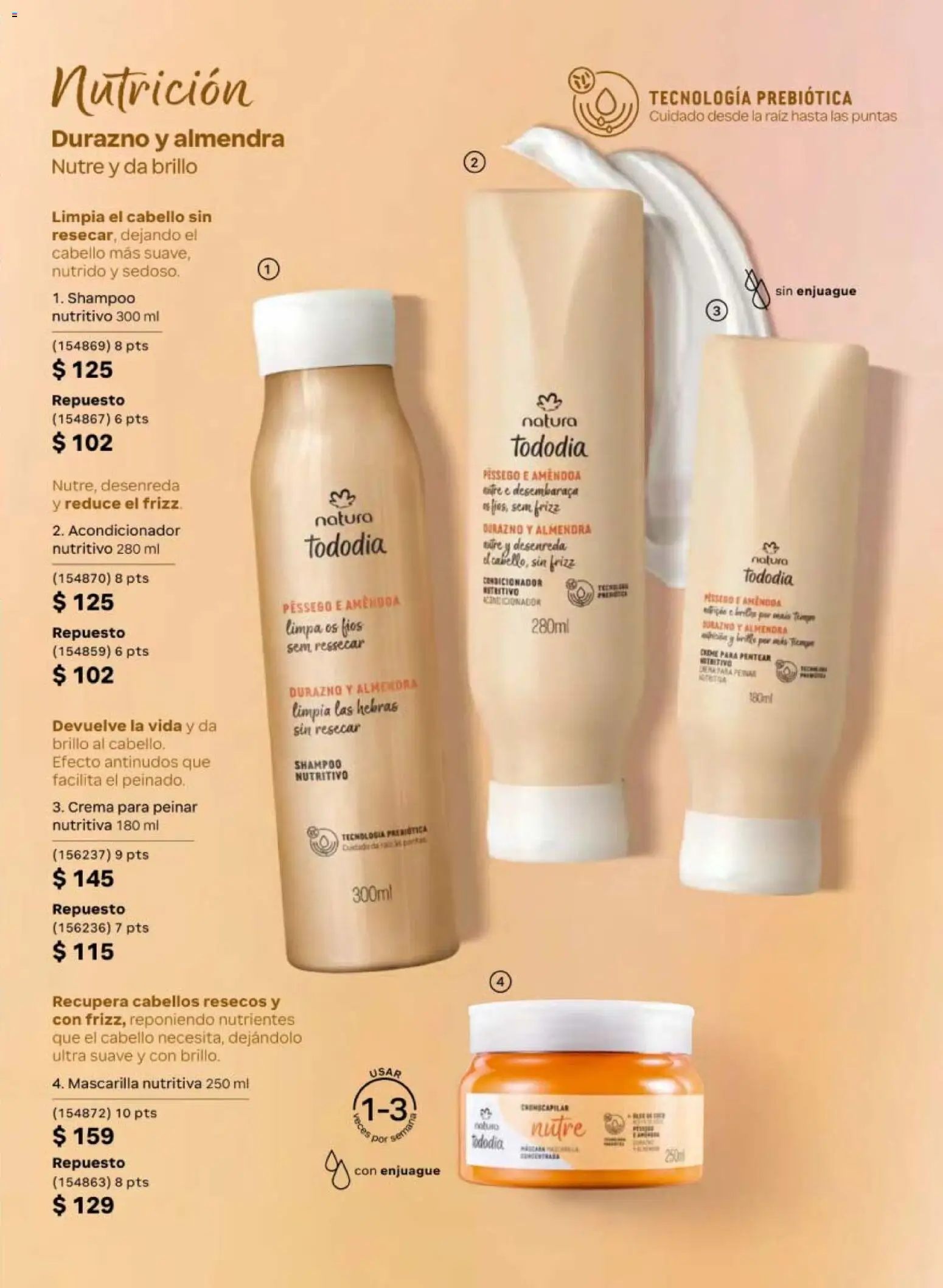 Nuevas ofertas de Natura válidas en toda la República Mexicana desde el 20.02.2026. ¡Encuentra las mejores ofertas en Natura campaña 4 2026! | Página: 135 | Productos: Durazno, Brillo, Almendra, Mascarilla