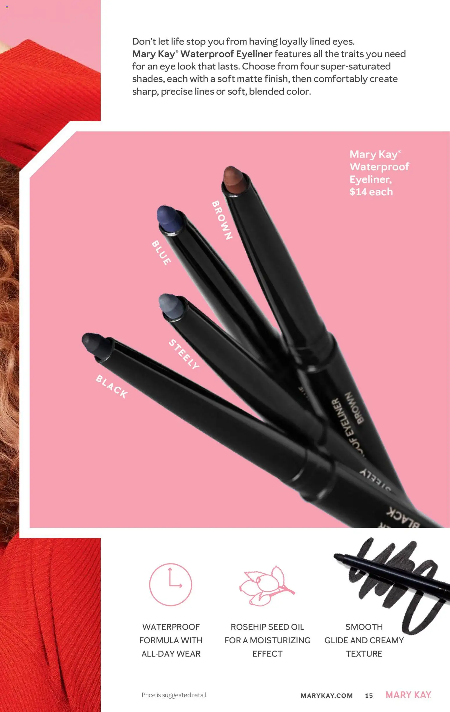 Mary Kay The Look Spring 2026 - valid from 16.02.2026 | Page: 15 | Products: Eyeliner, Oil