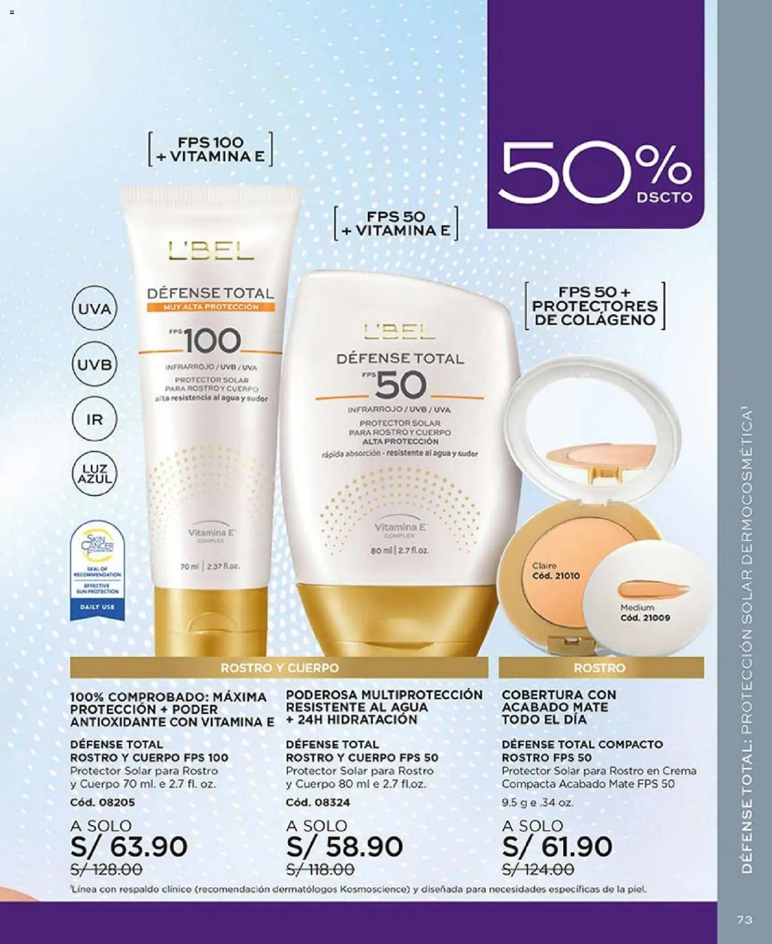 Catálogo L'Bel válido desde 31.01.2026 | Página: 77 | Productos: Protector solar, Crema