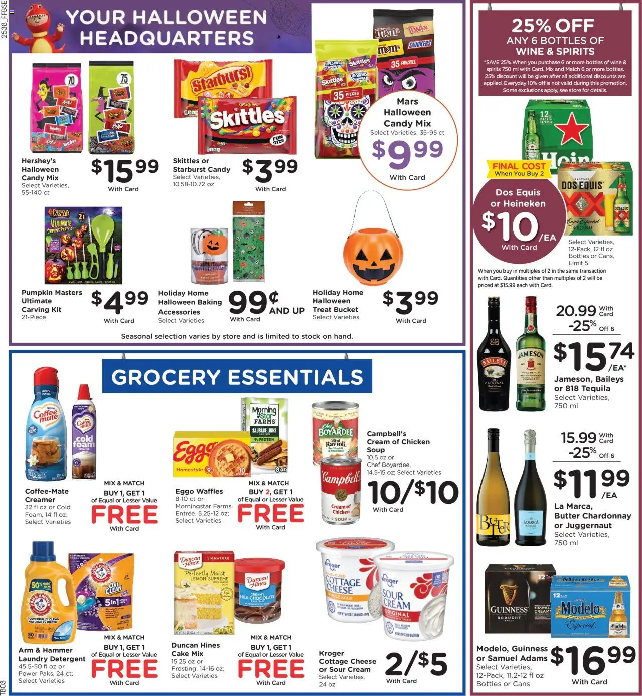 Fry's Food Weekly Ad - valid from 22.10.2025 | Page: 8 | Products: Hammer, Sour cream, Cottage cheese, Sausage