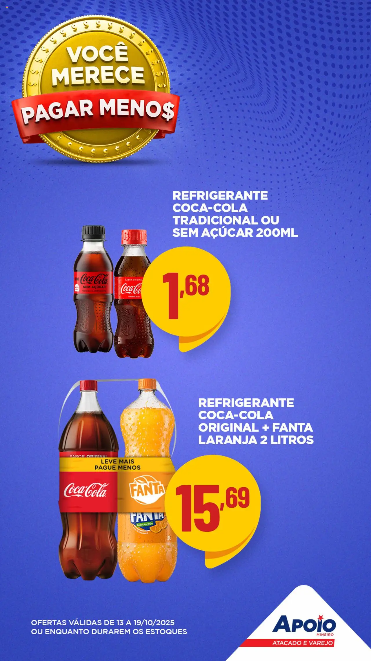 Apoio Mineiro Folheto - válido de 13.10.2025 | Página: 5 | Produtos: Fanta, Cola, Açúcar, Refrigerante