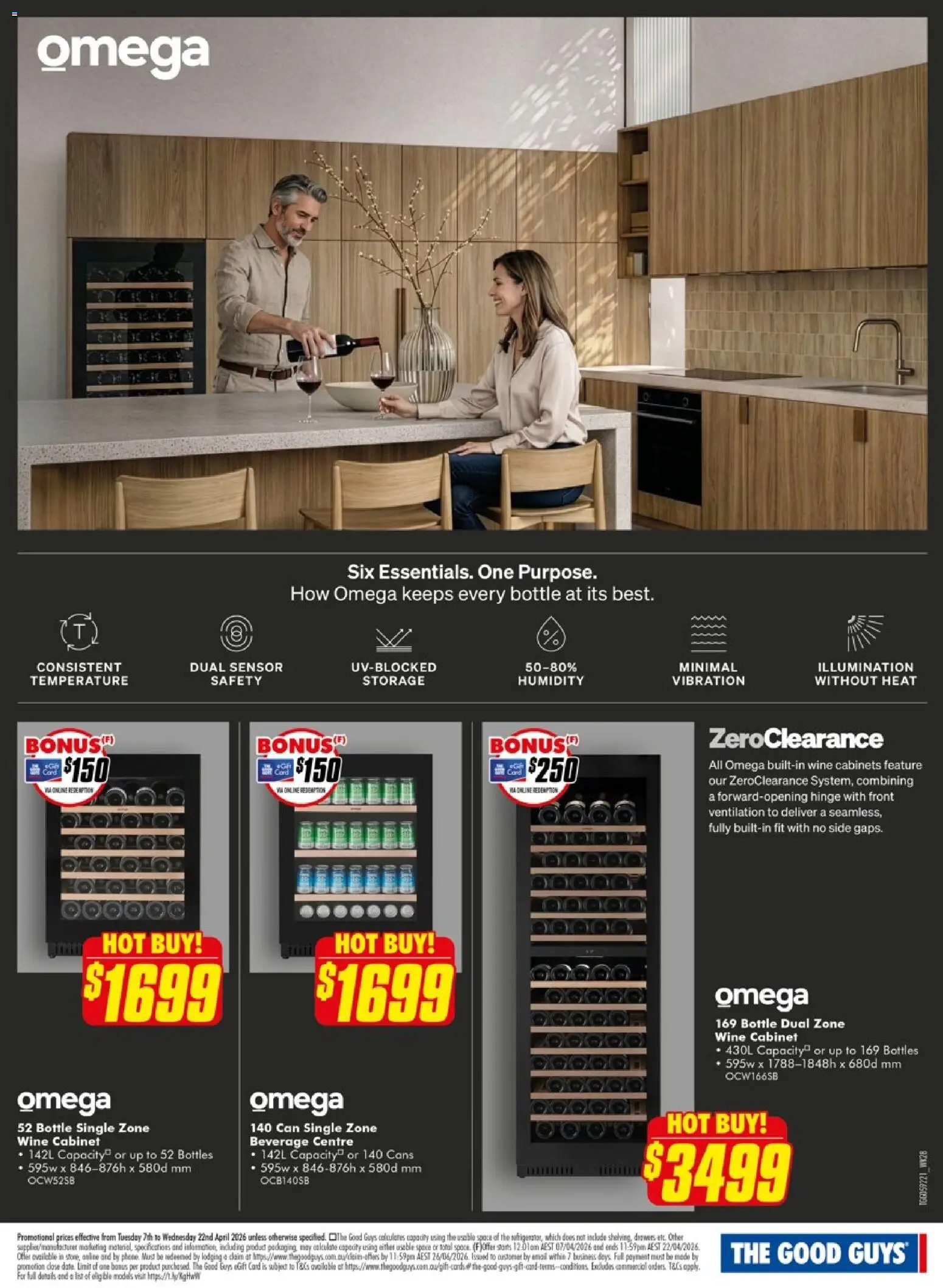 The Good Guys catalogue - valid from 06.04.2026 | Page: 2 | Products: Cabinet, Wine