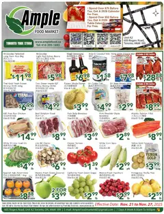 Preview of Ample Food Market - Weekly flyer Toronto York from shop Ample Food Market valid from 21.11.2025