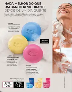 Avon - Campanha 01 - Pré-Visualização do folheto da loja Avon, válido de 19.12.2025 | Página: 124 | Produtos: Flores, Caixa, Sabonete