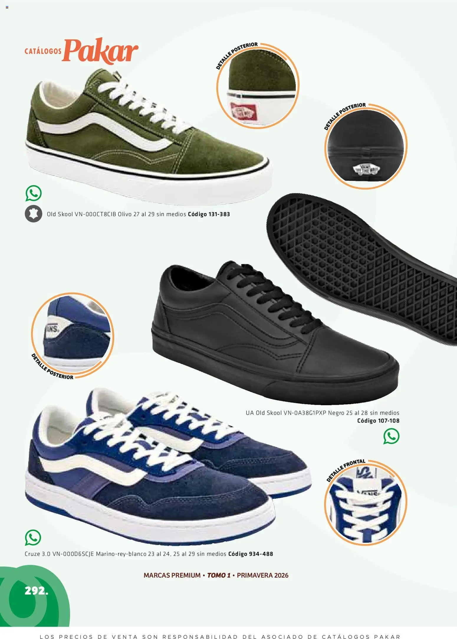 Nuevas ofertas de SC Pakar válidas en toda la República Mexicana desde el 27.02.2026. ¡Encuentra las mejores ofertas en SC Pakar catálogo Premium Men Tomo 1! | Página: 292