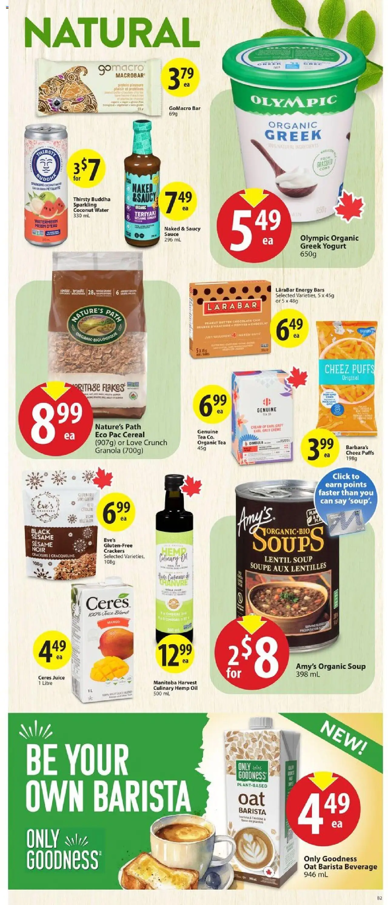 Save on foods flyer valid from 16.10.2025 | Page: 22 | Products: Cream, Flakes, Chocolate, Juice
