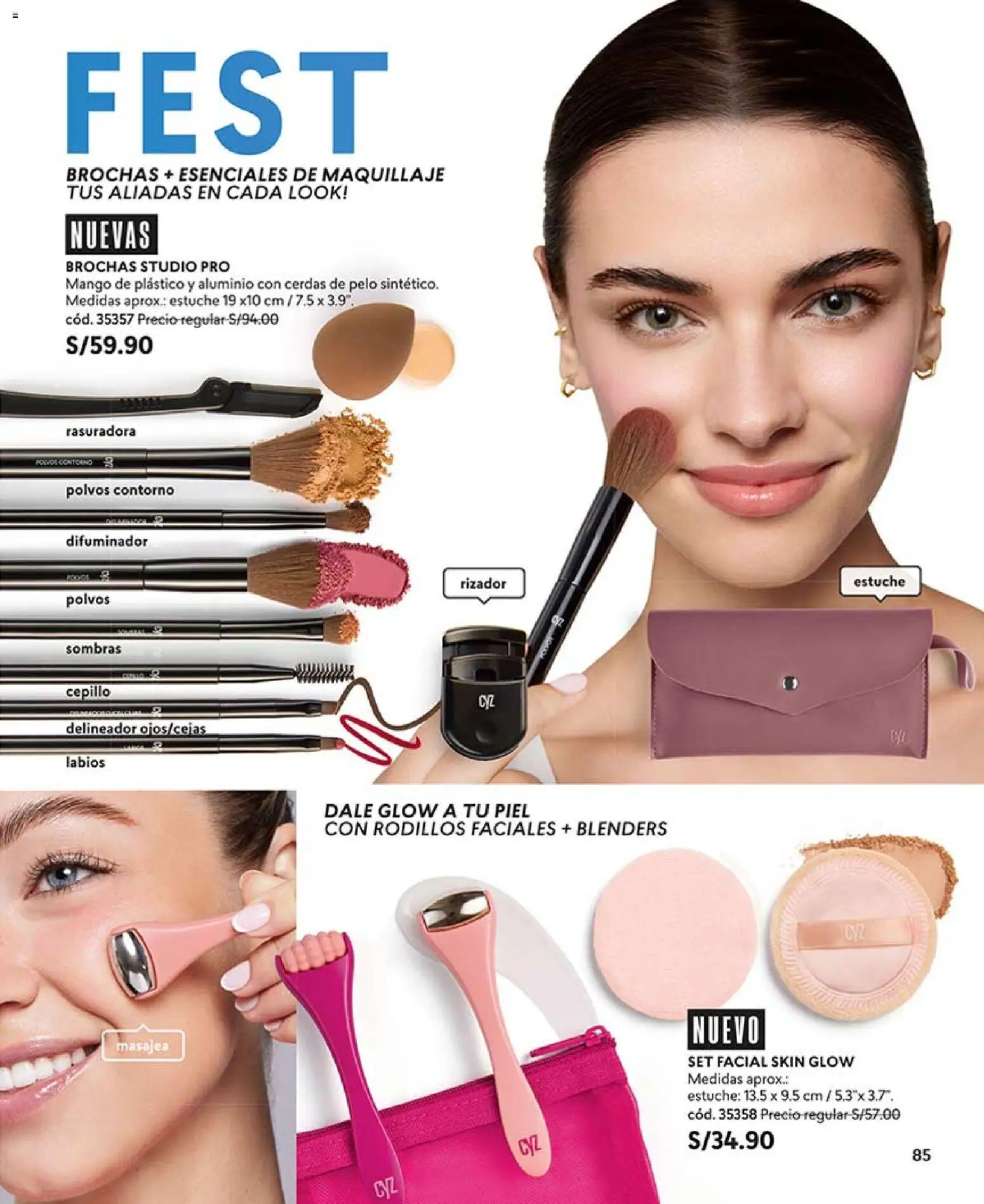 Catálogo CyZone válido desde 31.01.2026 | Página: 85 | Productos: Delineador, Rizador, Maquillaje