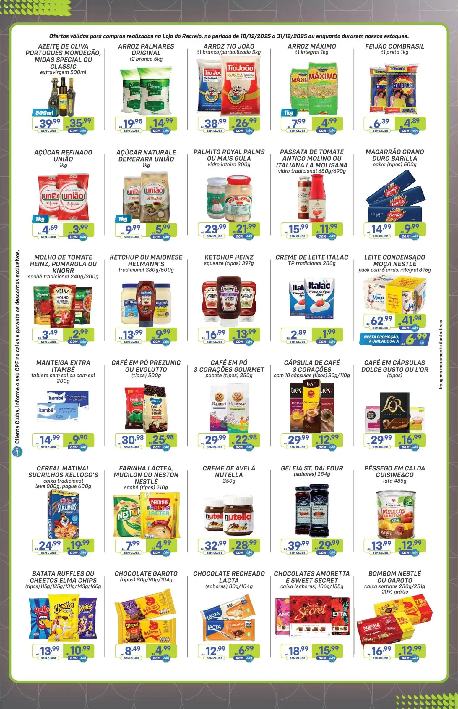 Prezunic Folheto - válido de 18.12.2025 | Página: 3 | Produtos: Palmito, Caixa, Ketchup, Cheetos