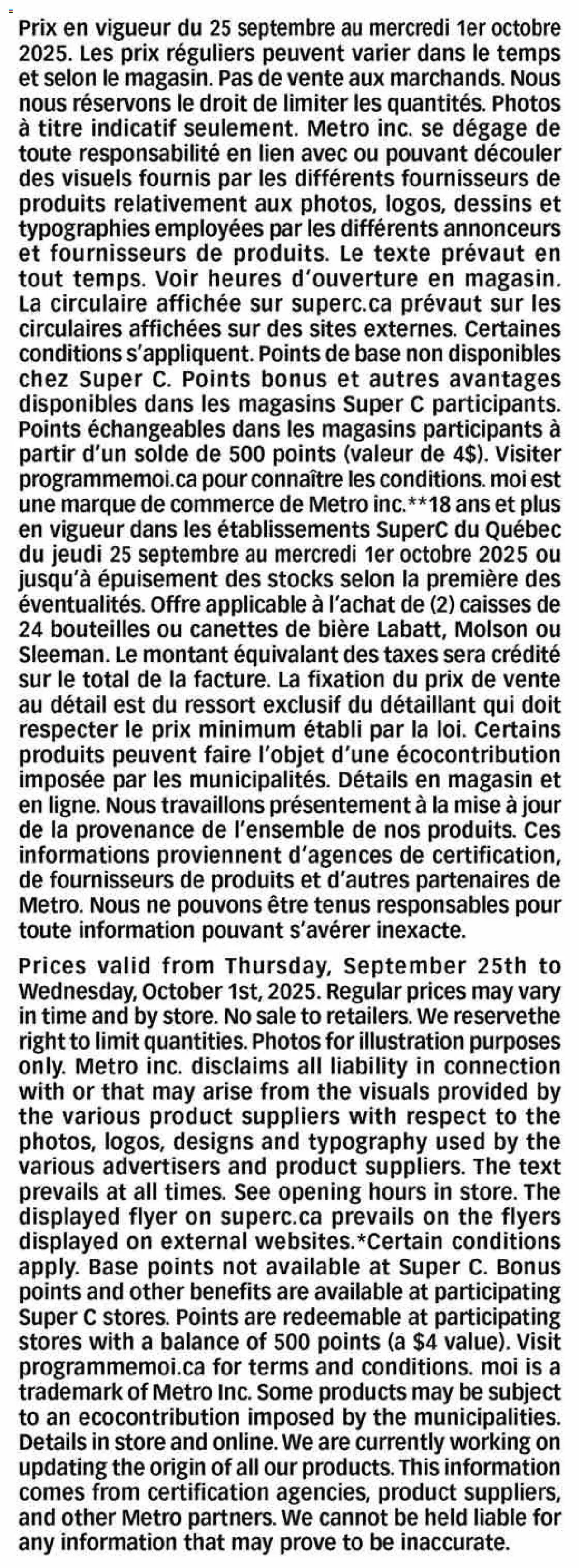 Super C flyer valid from 25.09.2025 | Page: 18