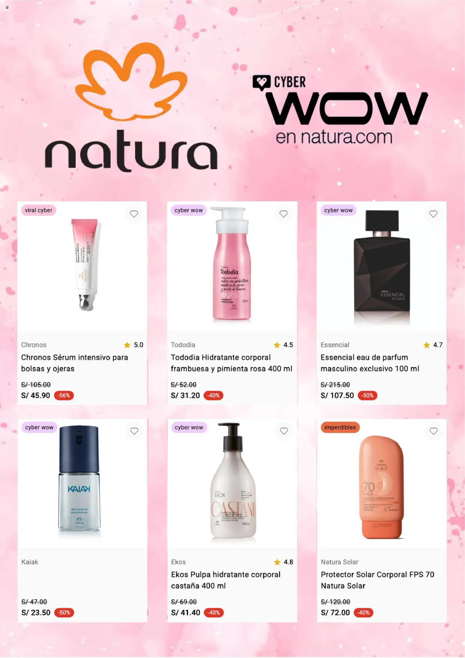 Catálogo Natura válido desde 03.11.2025 | Página: 5 | Productos: Protector solar, Desodorante