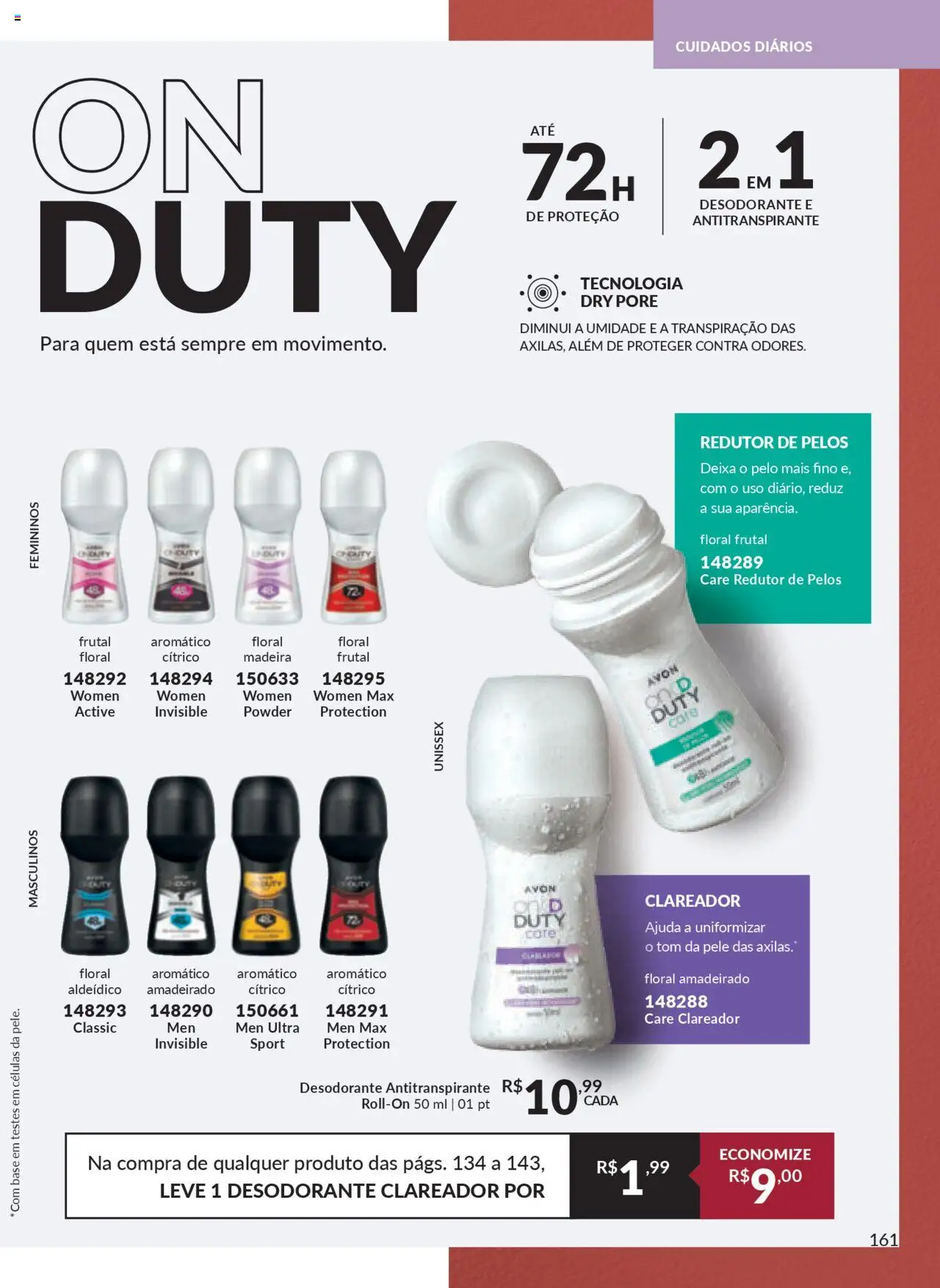 Avon Folheto - válido de 27.09.2025 | Página: 161 | Produtos: Desodorante, Base