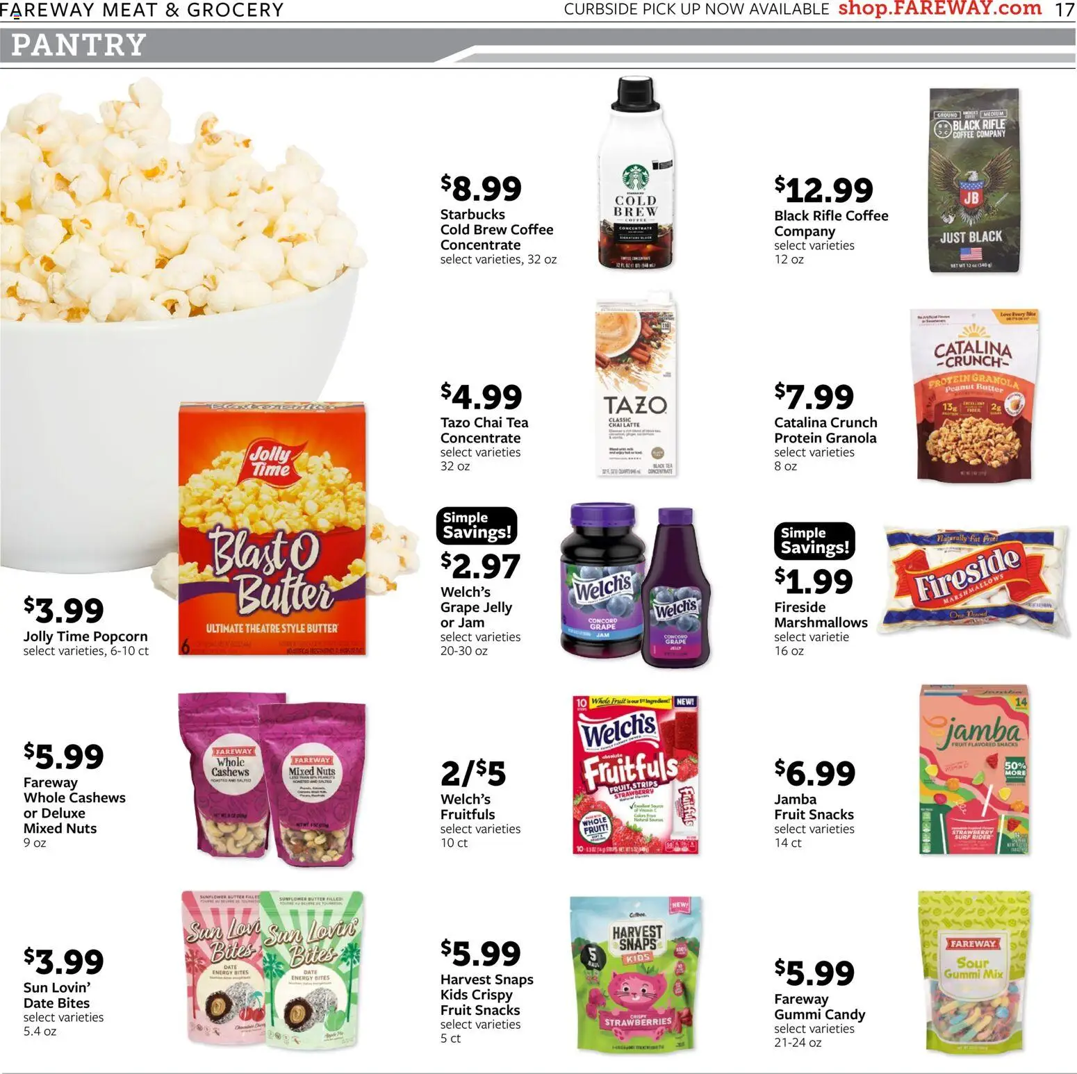 Fareway Weekly Ad - valid from 06.04.2026 | Page: 17 | Products: Butter, Coffee, Nuts, Rifle