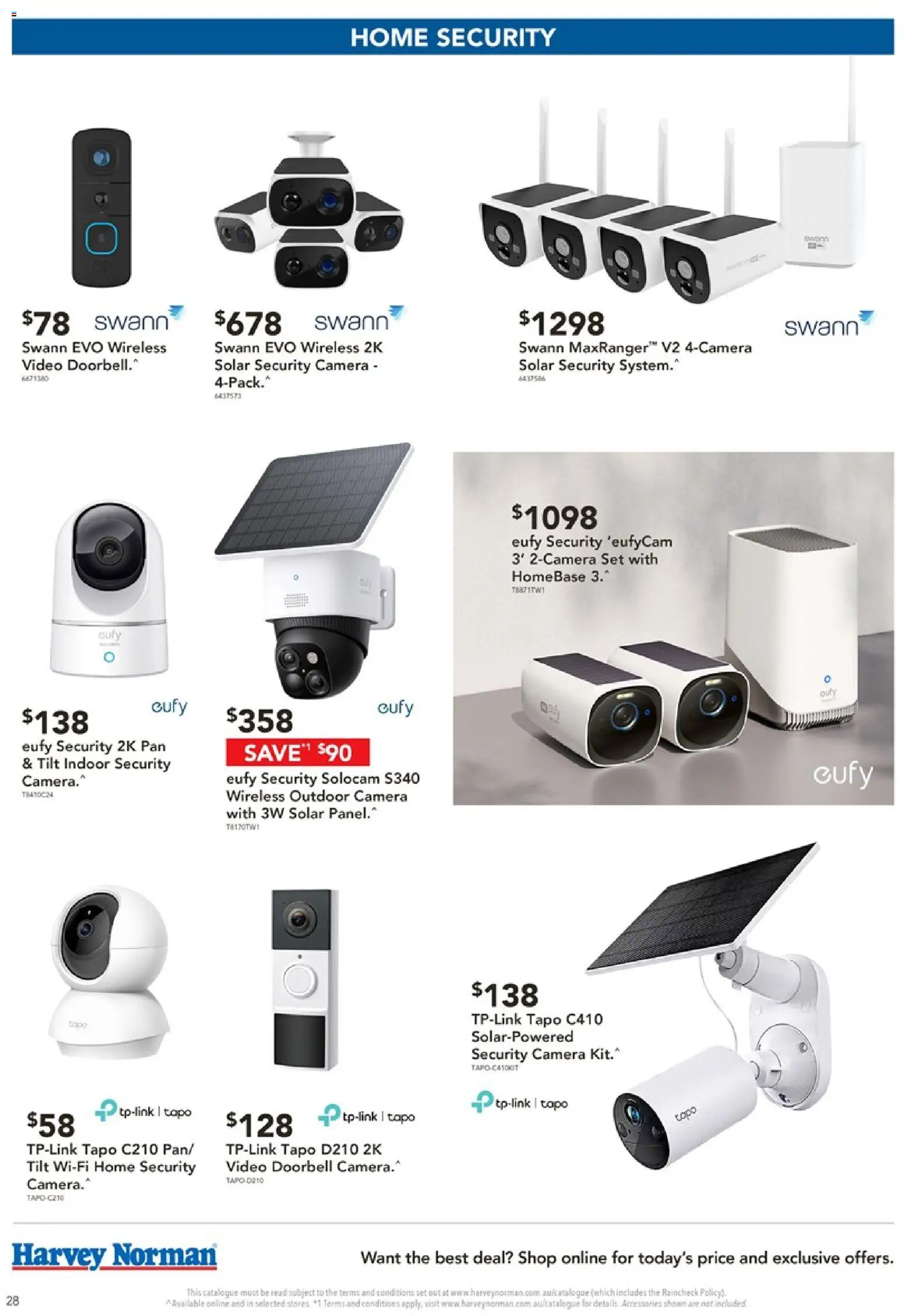 Harvey Norman catalogue - valid from 19.02.2026 | Page: 28 | Products: Accessories, Doorbell, Camera