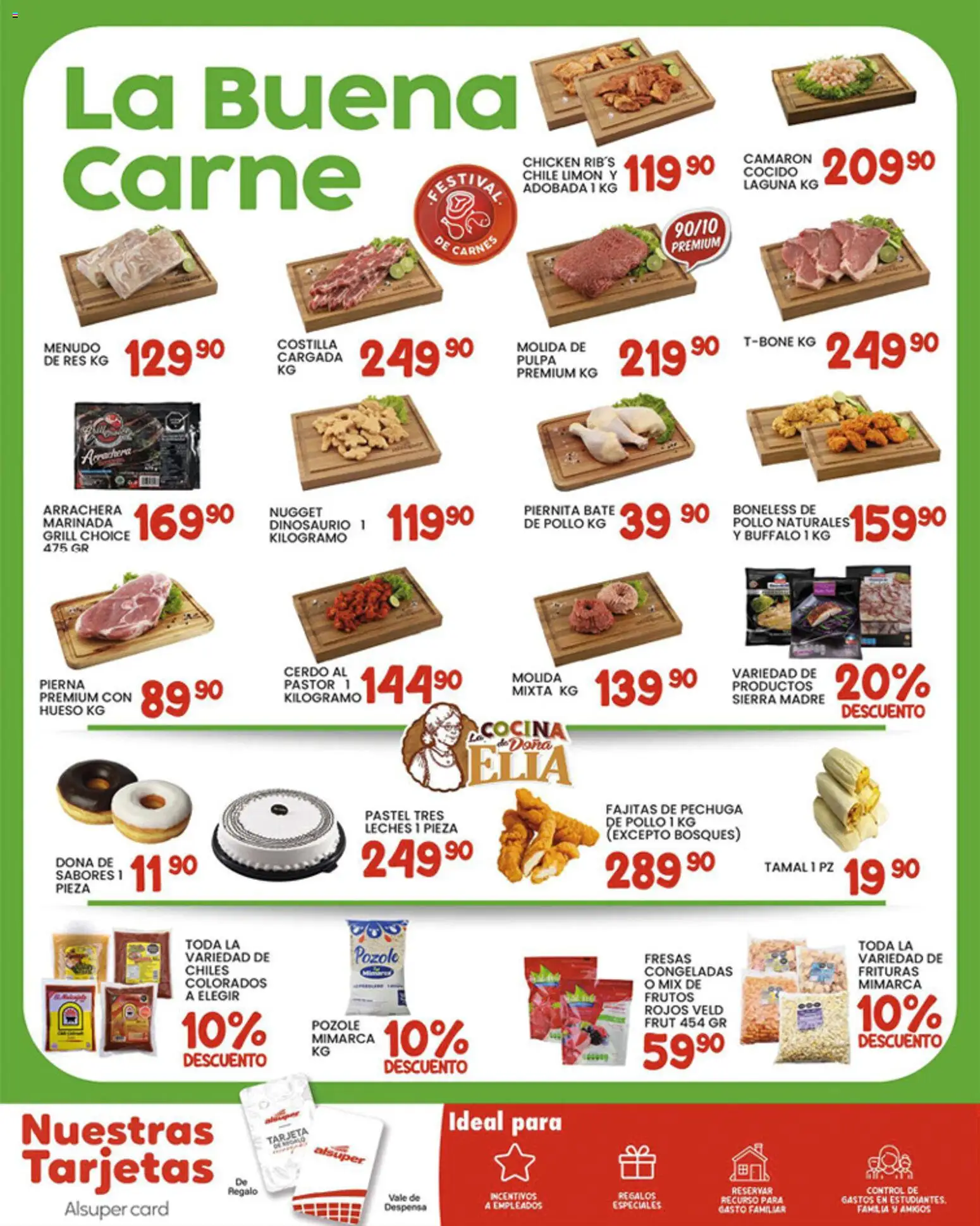 Nuevas ofertas de Alsuper válidas en toda la República Mexicana desde el 16.01.2026. ¡Encuentra las mejores ofertas en Alsuper folleto Chihuahua Capital! | Página: 6 | Productos: Limón, Pastel, Fresas, Sierra