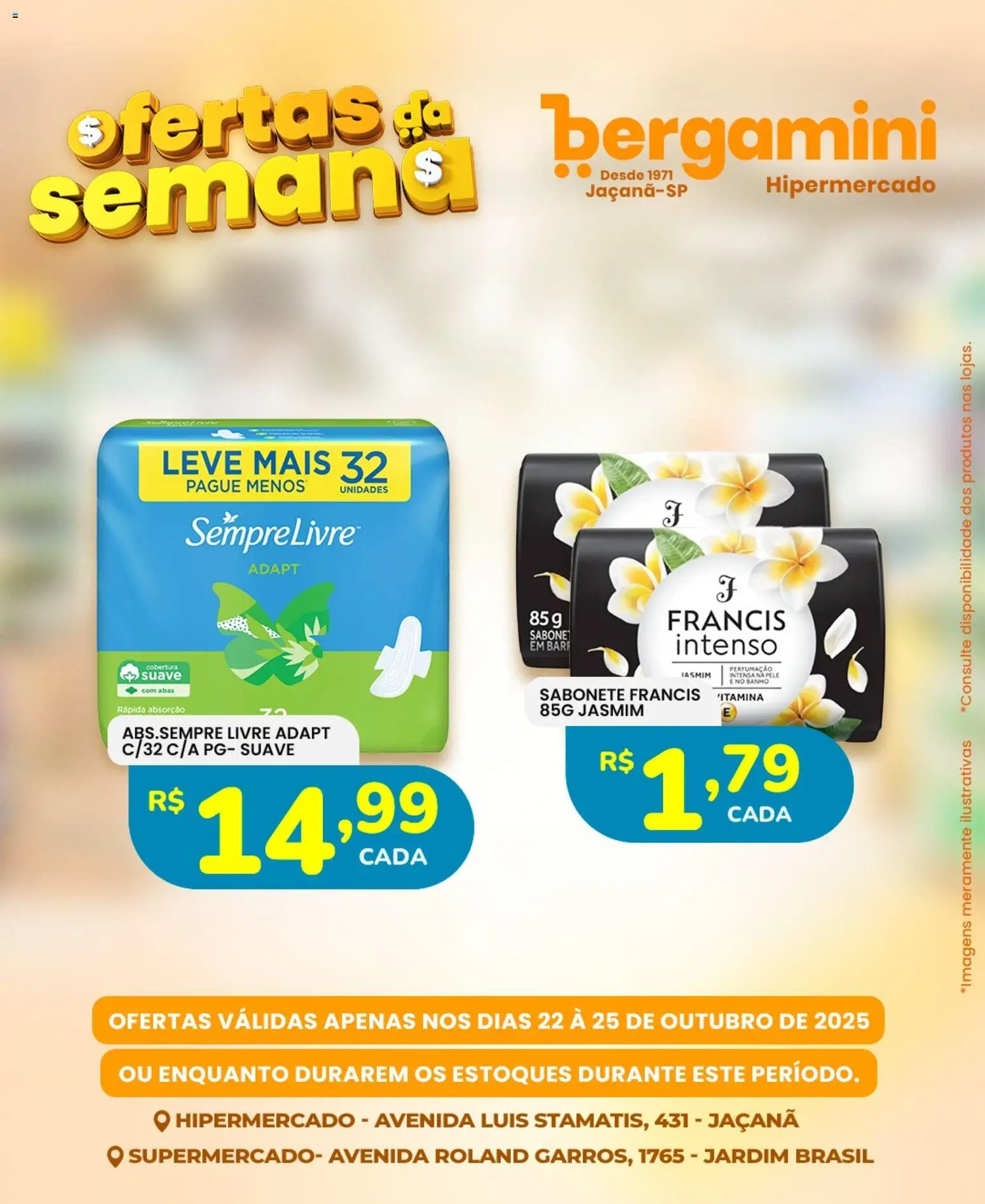 Supermercado Bergamini Folheto - válido de 22.10.2025 | Página: 10 | Produtos: Sabonete