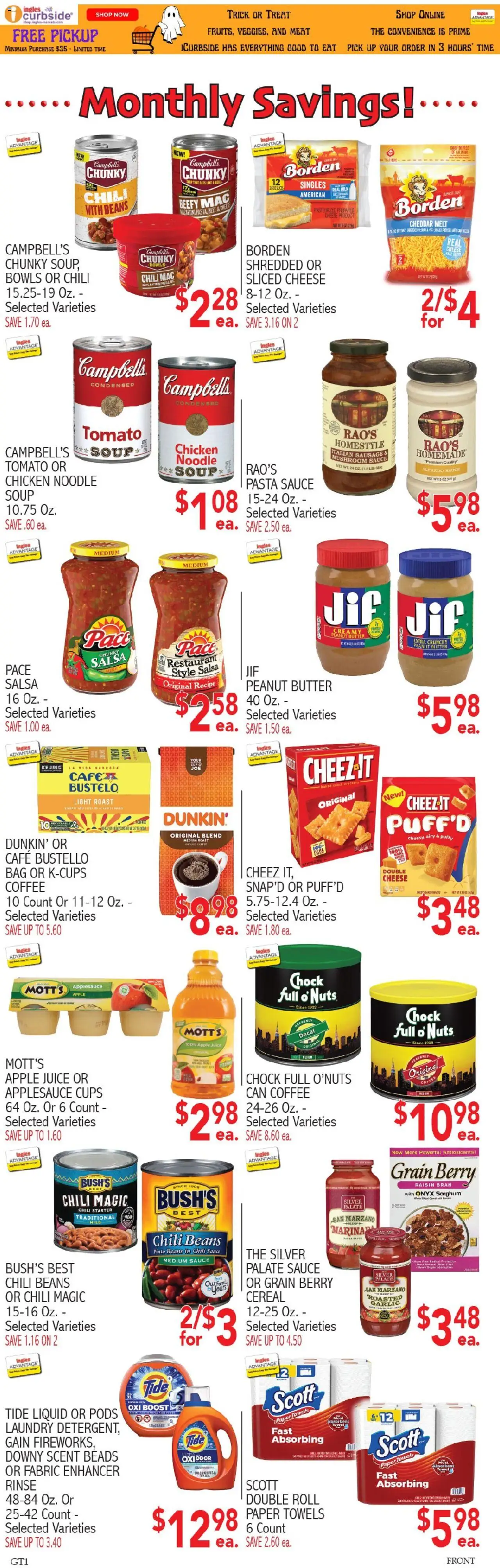 Ingles Weekly Ad - valid from 15.10.2025 | Page: 8 | Products: Butter, Cheese, Pasta, Sauce