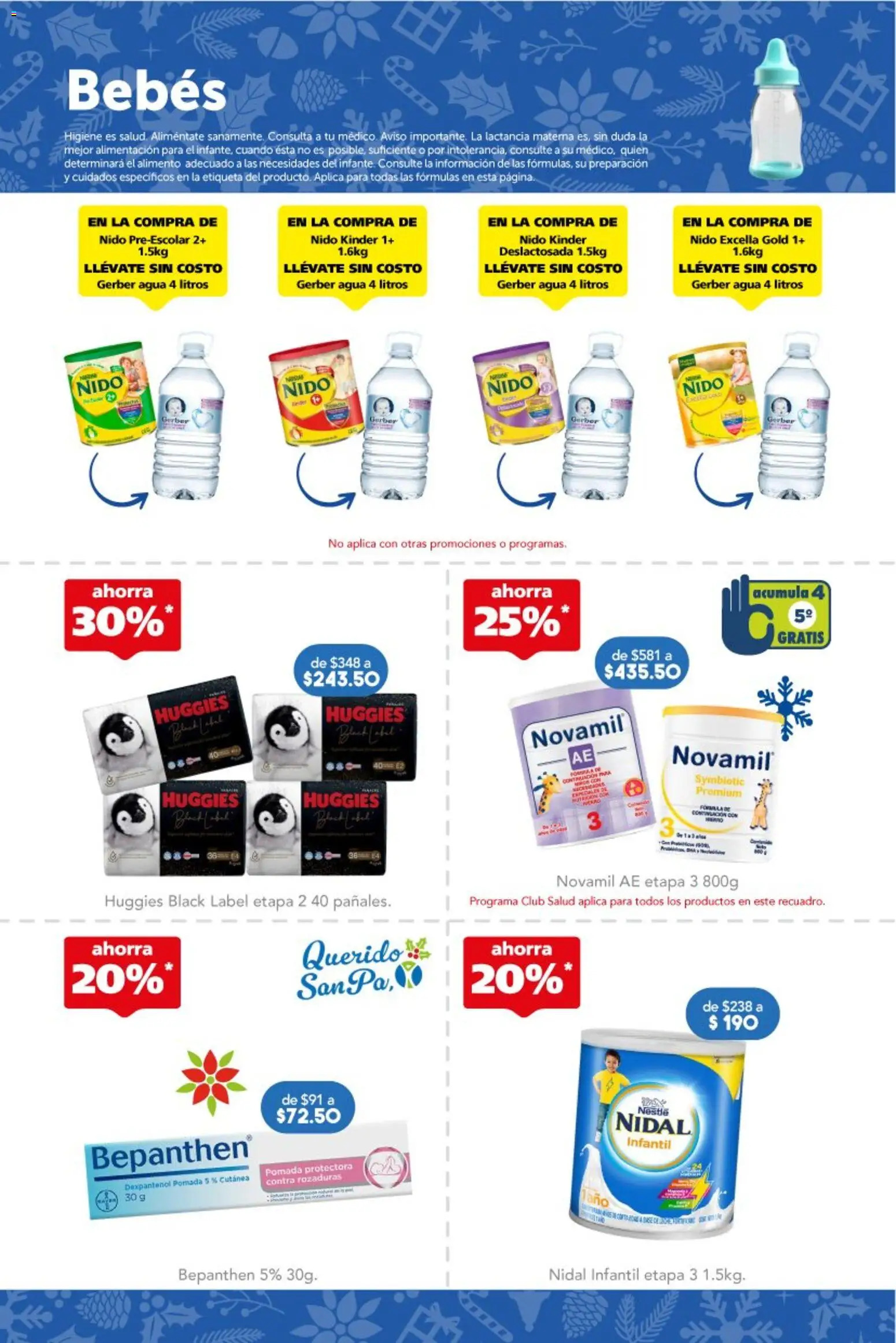 Nuevas ofertas de Farmacia San Pablo válidas en toda la República Mexicana desde el 21.12.2025. ¡Encuentra las mejores ofertas en Farmacia San Pablo catálogo! | Página: 9 | Productos: Agua, Pomada