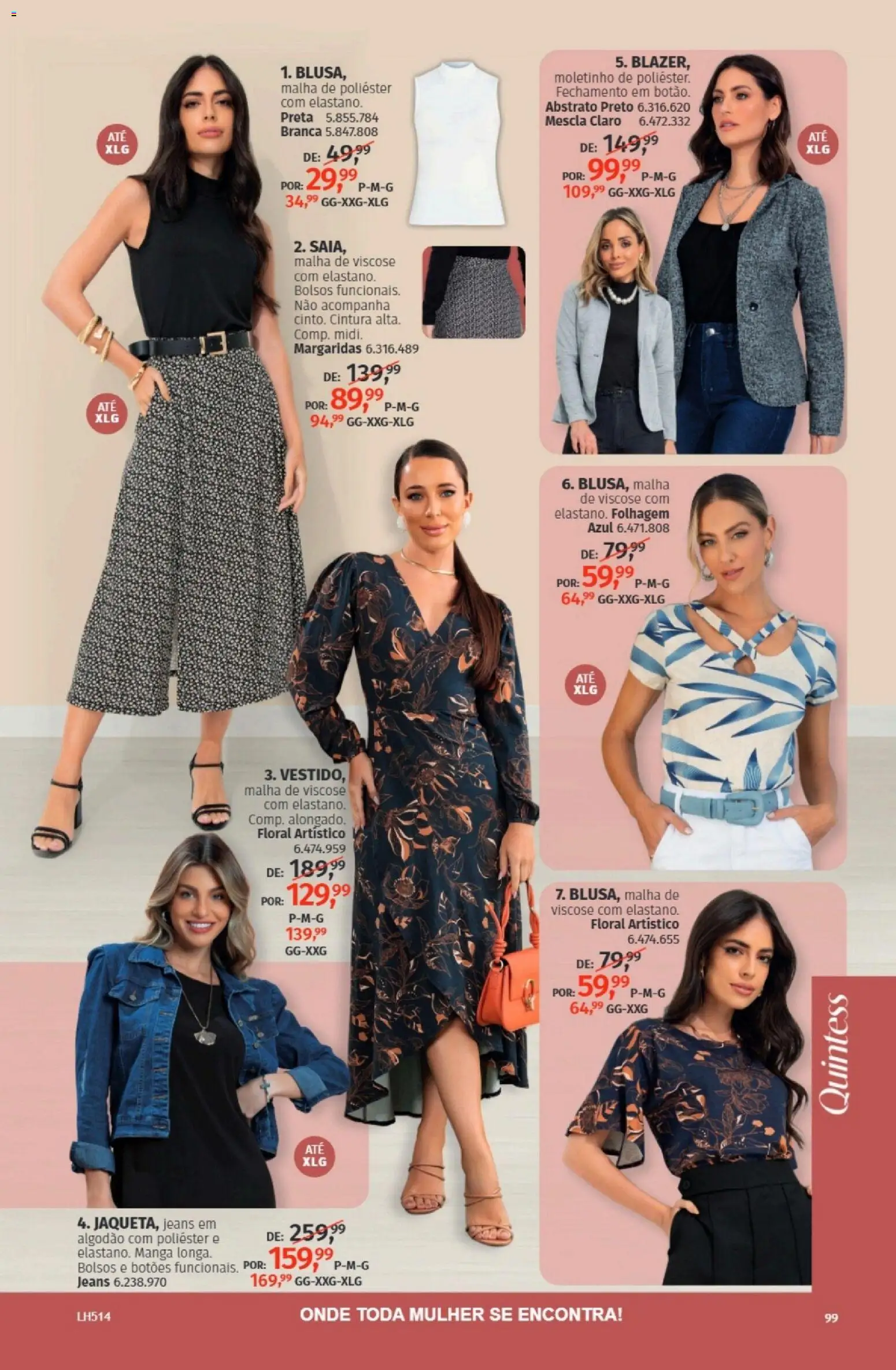 Quatro Estações Folheto - válido de 01.01.2026 | Página: 99 | Produtos: Algodão, Jeans