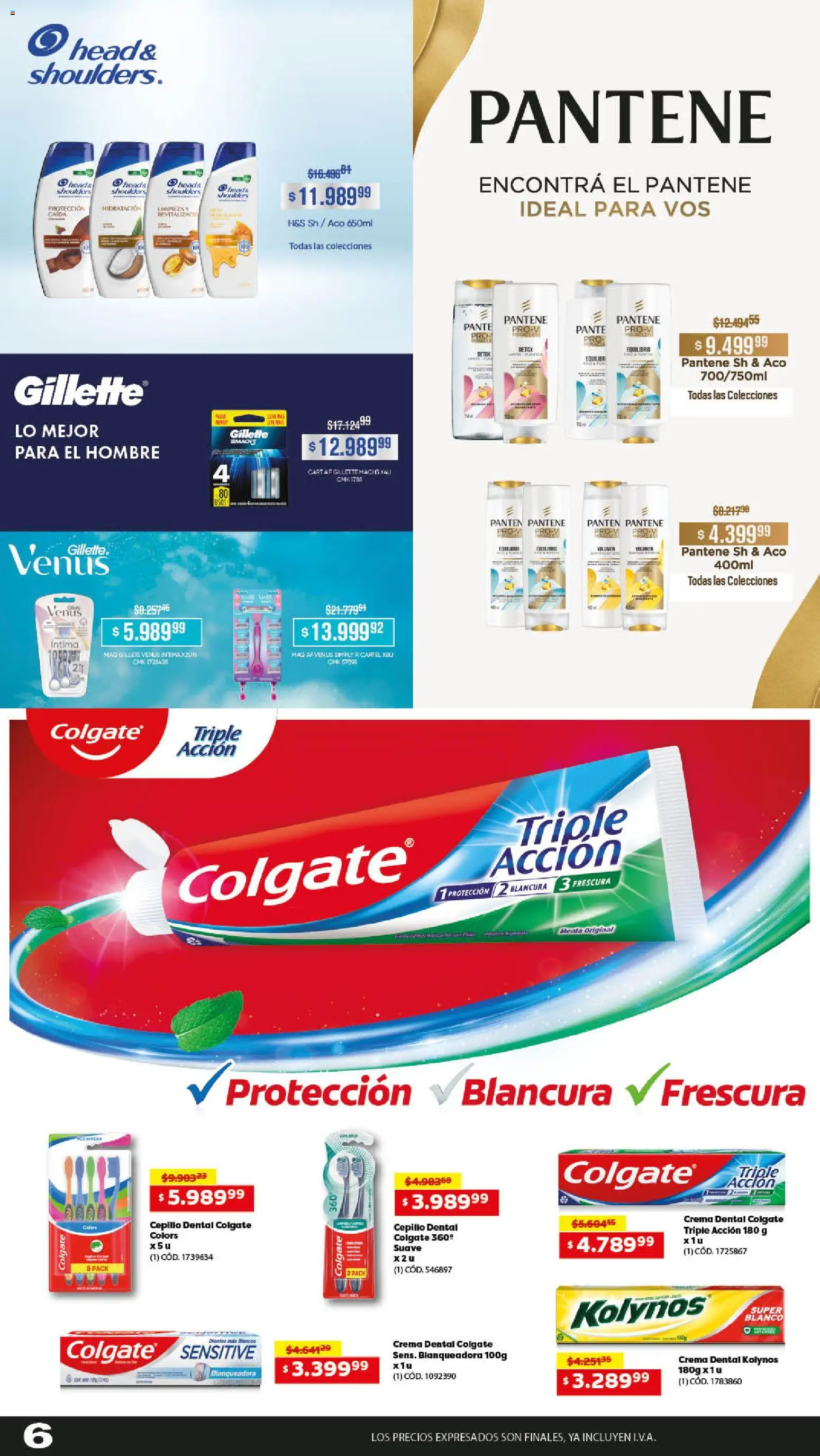 Makro ofertas │ válido desde el 08.01.2026 | Página: 6 | Productos: Cepillo, Crema