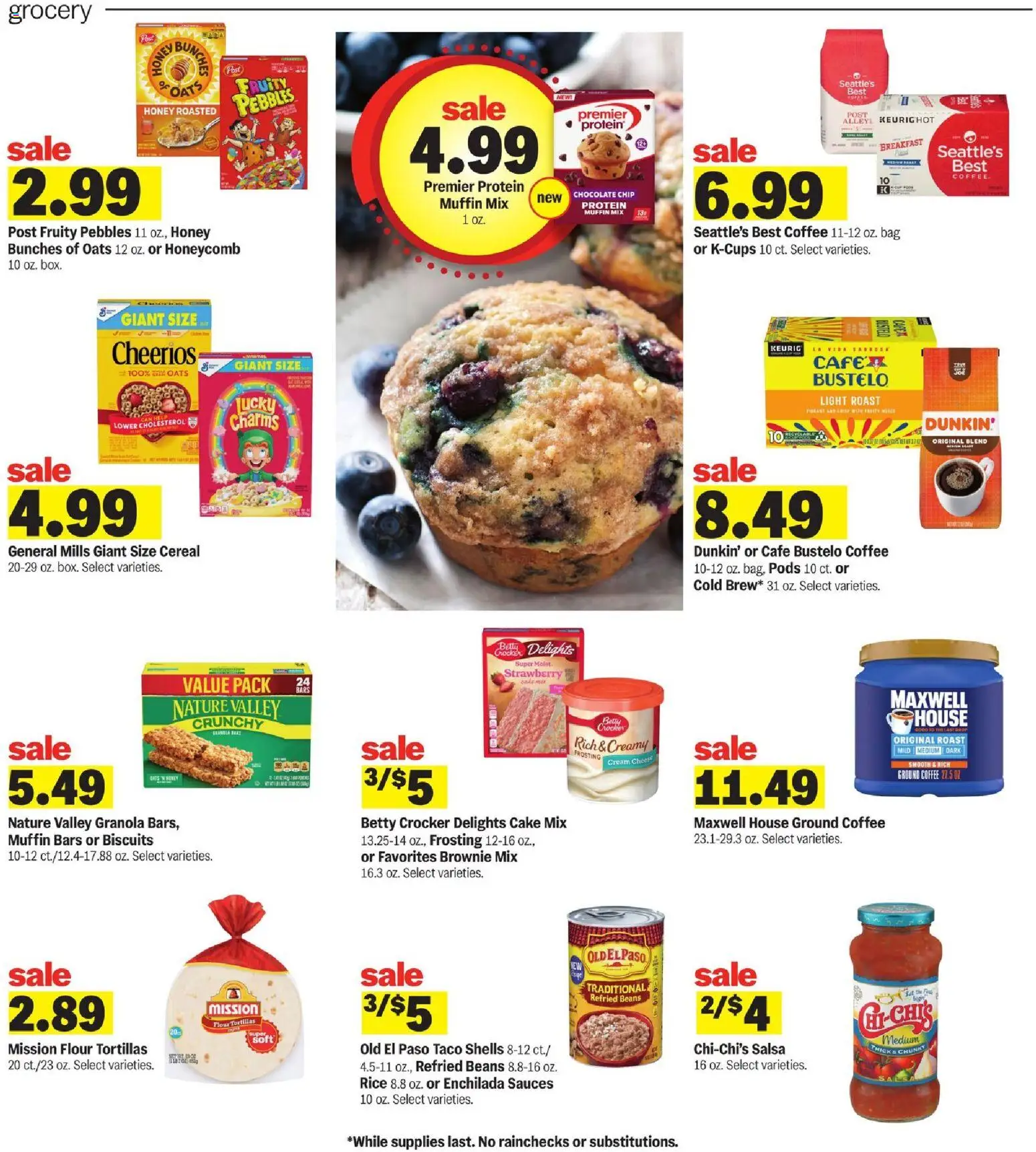 Meijer Weekly Ad - valid from 08.04.2026 | Page: 11 | Products: Coffee, Cream, Muffin, Bag