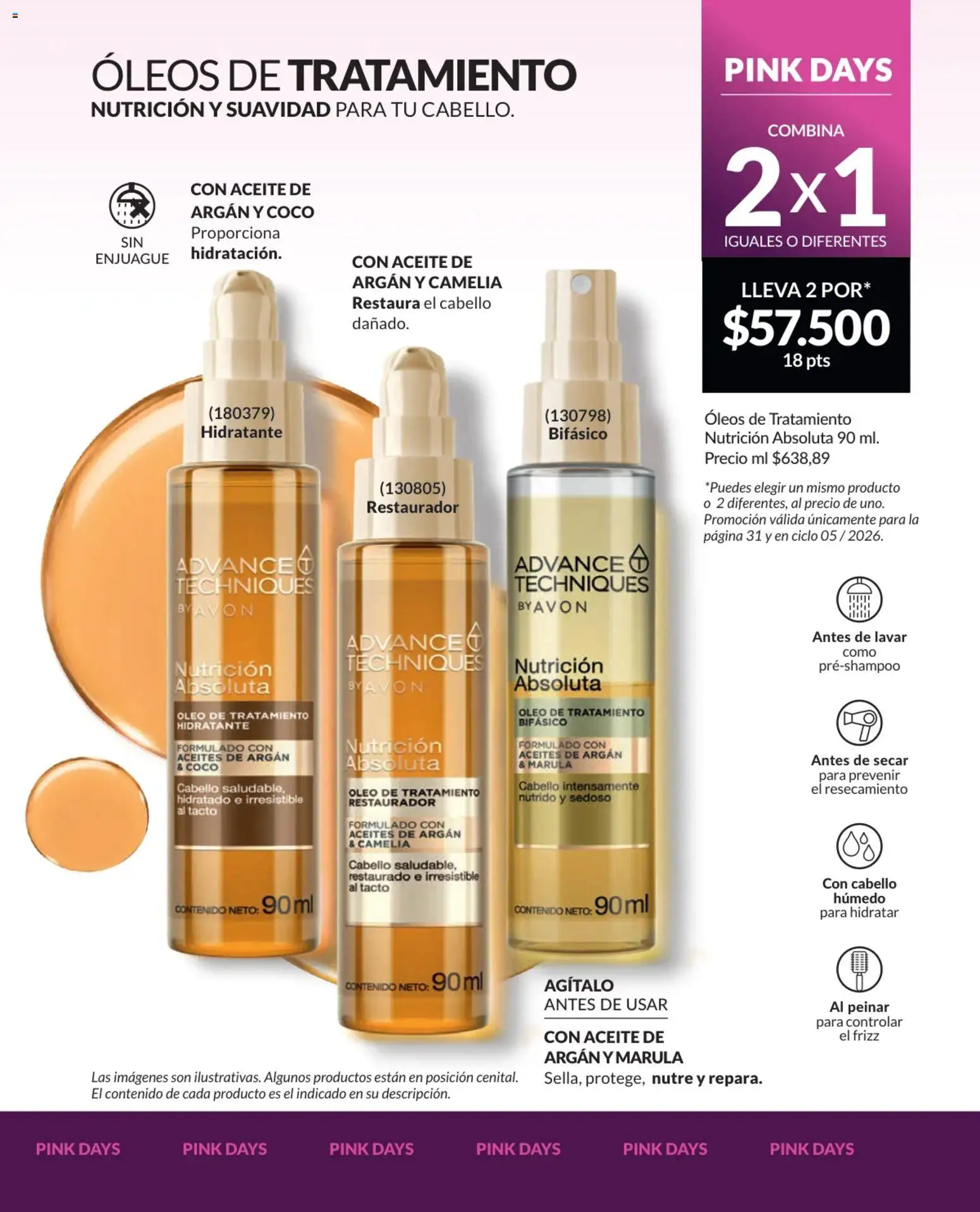 Avon revista - valida desde el 01.04.2026 | Página: 31 | Productos: Coco, Aceite