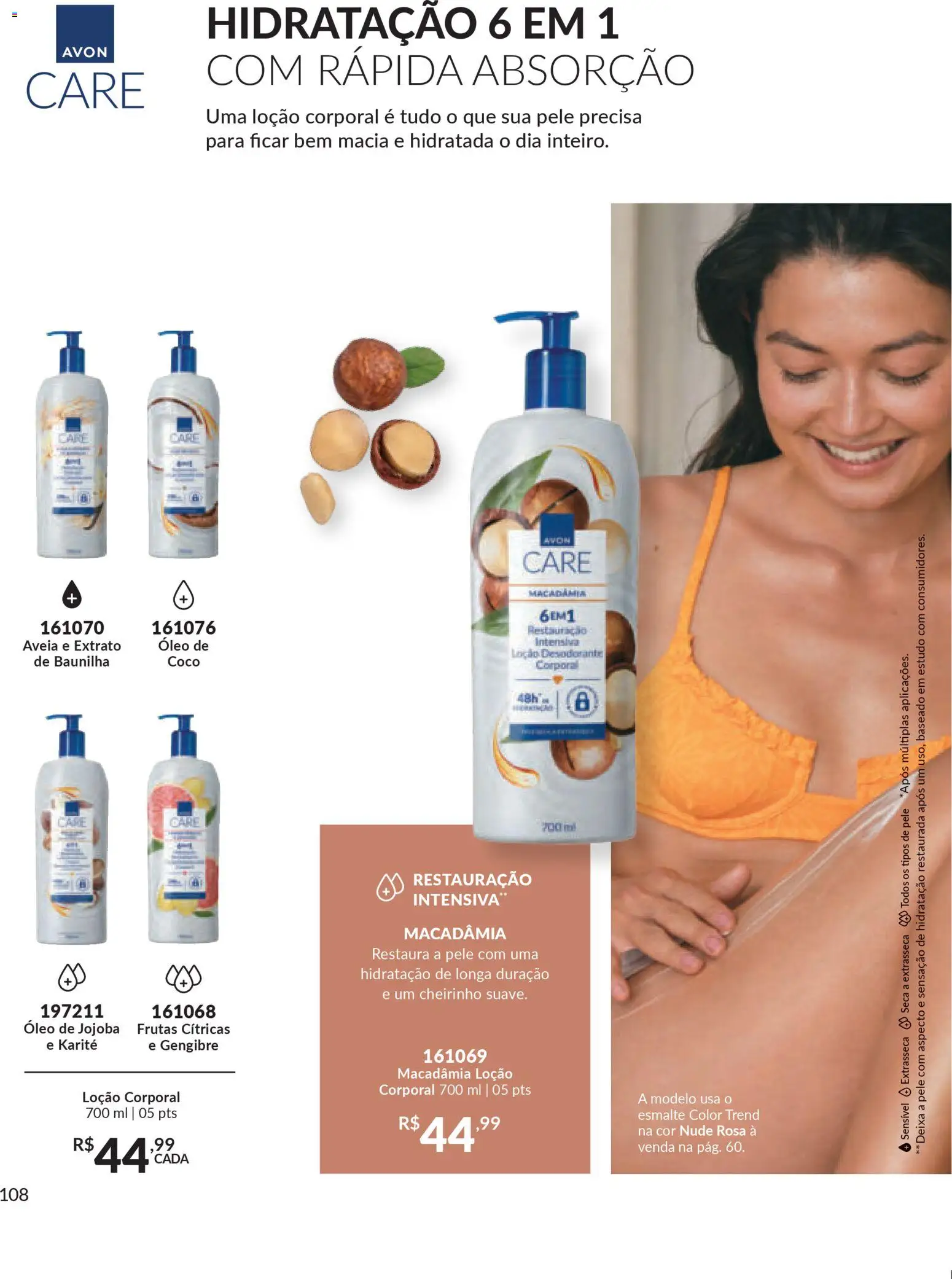 Avon Folheto - válido de 15.01.2026 | Página: 108 | Produtos: Coco, Gengibre, Óleo, Aveia