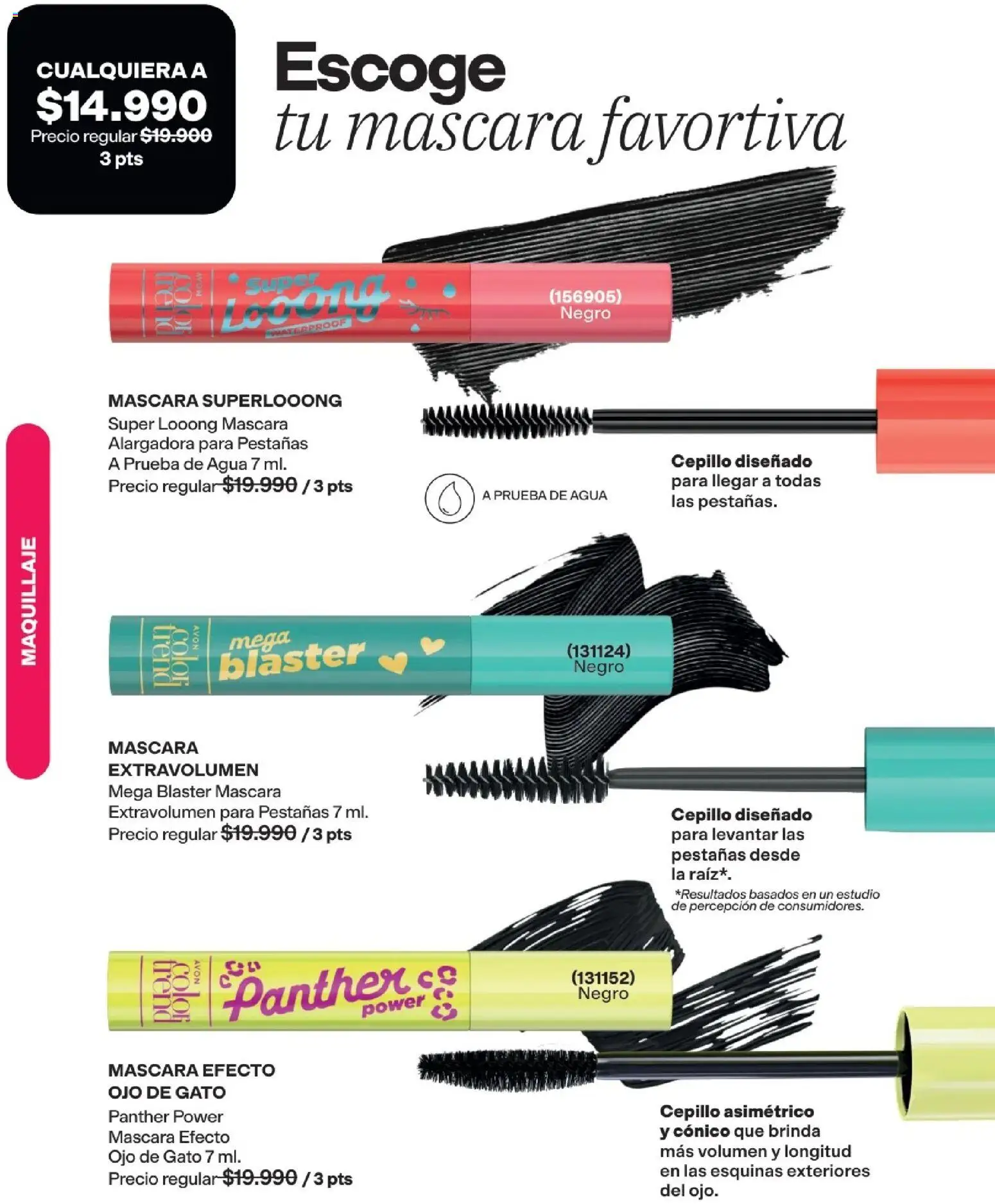 Avon revista - valida desde el 01.05.2026 | Página: 70 | Productos: Agua, Maquillaje, Cepillo, Máscara