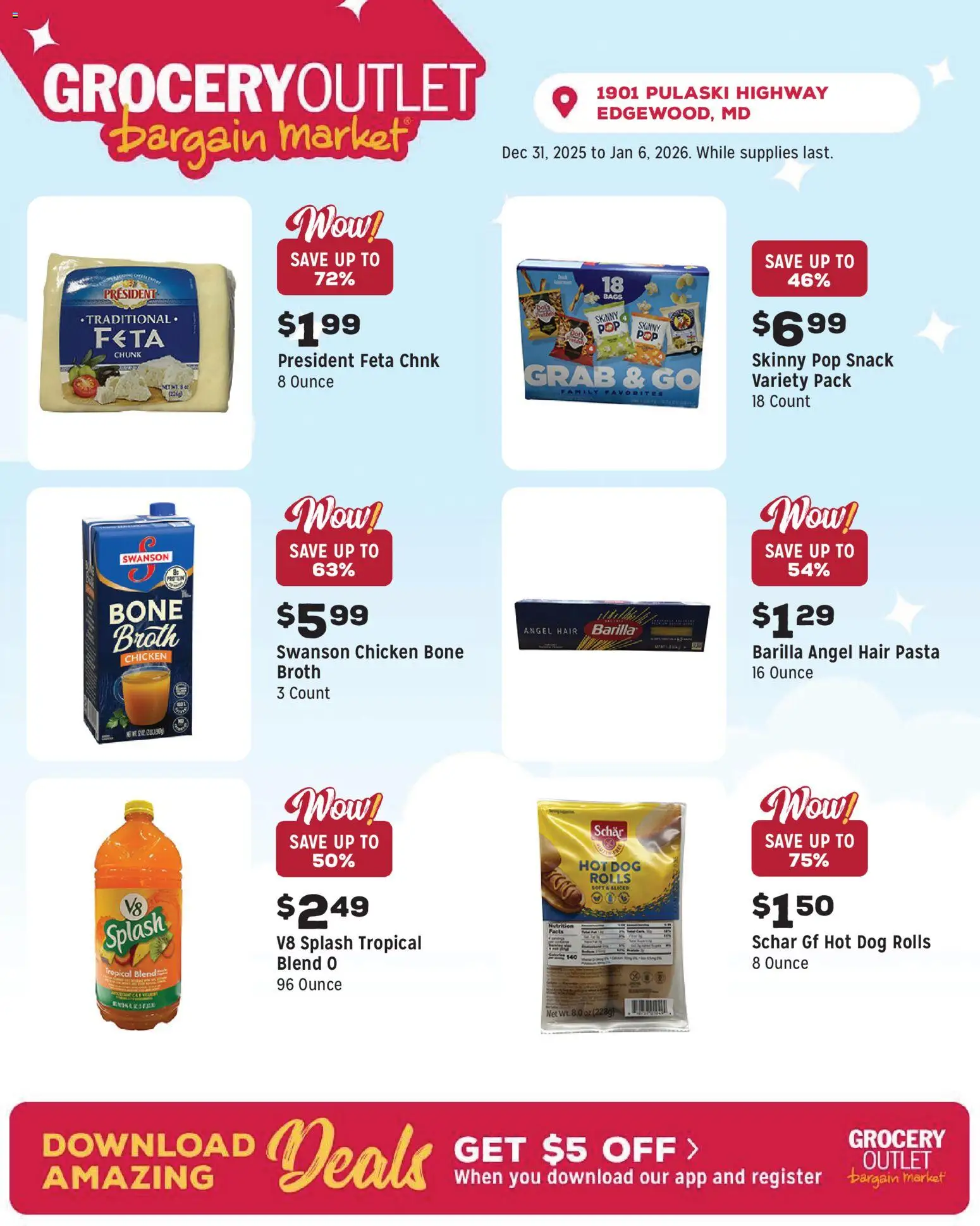 Grocery Outlet Weekly Ad - MD - valid from 31.12.2025 | Page: 8 | Products: Pasta
