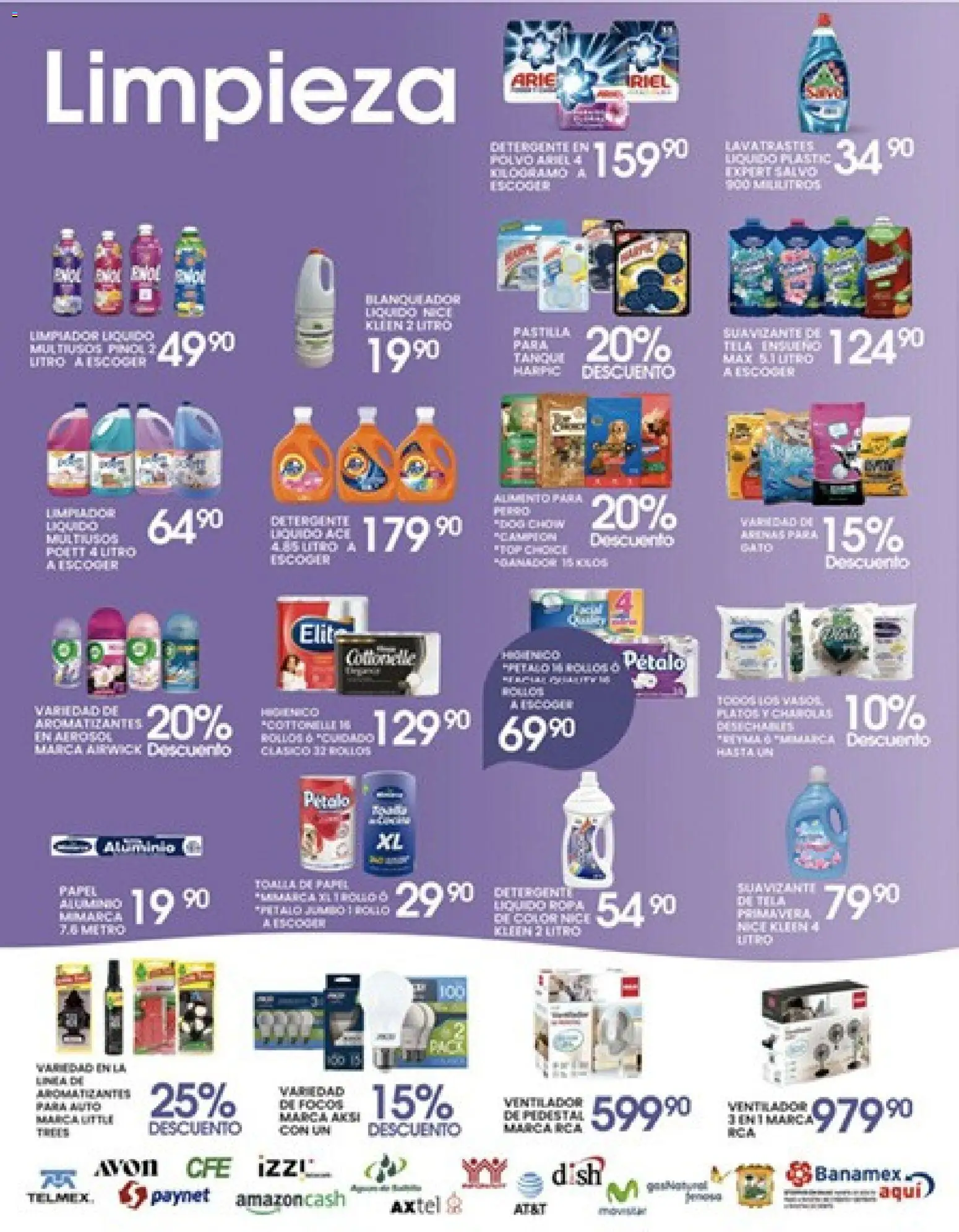 Nuevas ofertas de Alsuper válidas en toda la República Mexicana desde el 14.04.2026. ¡Encuentra las mejores ofertas en Alsuper folleto Saltillo! | Página: 5 | Productos: Detergente, Suavizante, Toalla, Riel