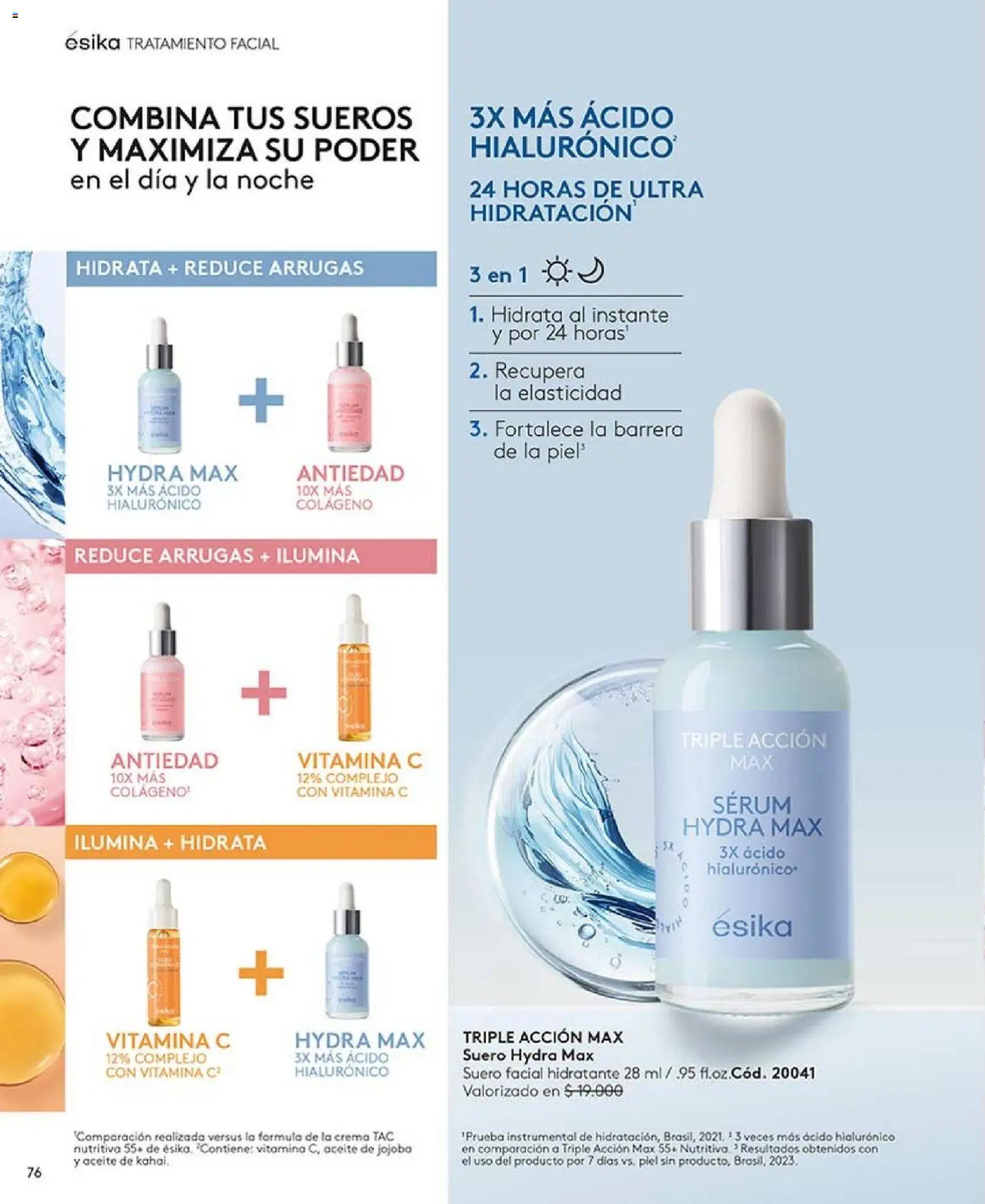Catálogo Ésika Campaña 2 │ válido desde el 15.01.2026 | Página: 76 | Productos: Aceite, Crema, Serum