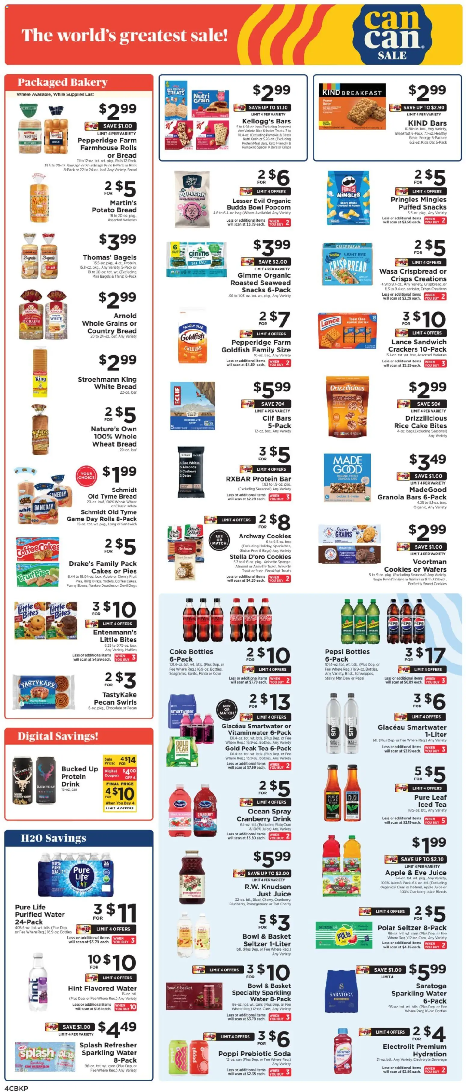 ShopRite Weekly Ad - valid from 16.01.2026 | Page: 5 | Products: Bakery, Juice, Water, Sugar