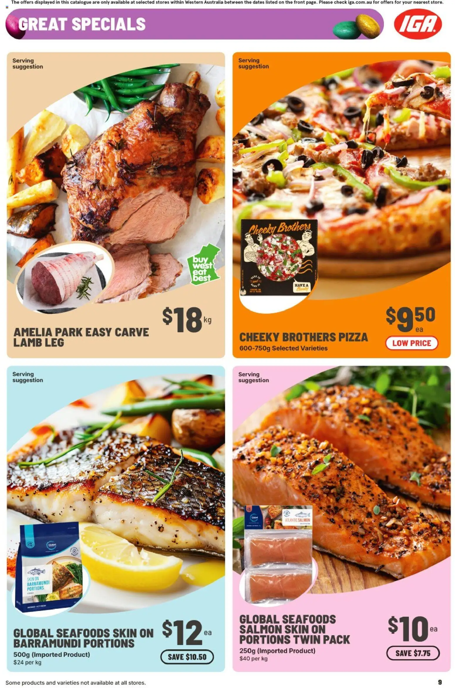 IGA catalogue - valid from 18.03.2026 | Page: 9 | Products: Bacon, Cheese, Ham, Beef