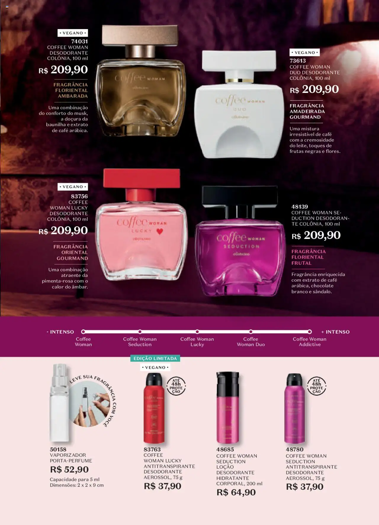 O Boticário Folheto - válido de 13.10.2025 | Página: 63 | Produtos: Fragrância, Desodorante, Café, Chocolate
