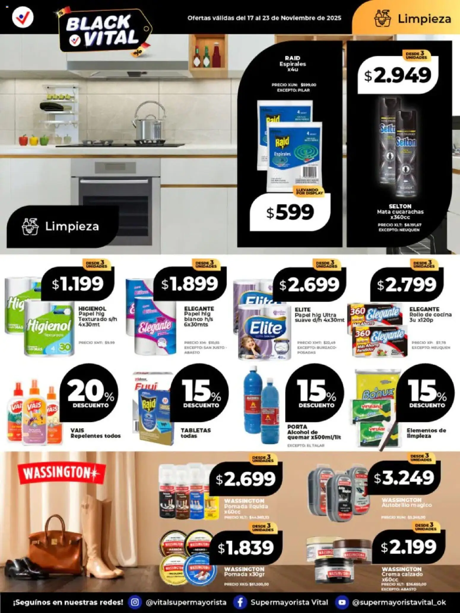 Vital - Ofertas - Bahía Blanca │ válido desde el 17.11.2025 | Página: 9 | Productos: Pomada, Cocina, Crema