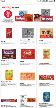 CVS Pharmacy Weekly Ad - CT - valid from 20.07.2025 | Page: 17 | Products: Butter, Chocolate, Fish, Candies