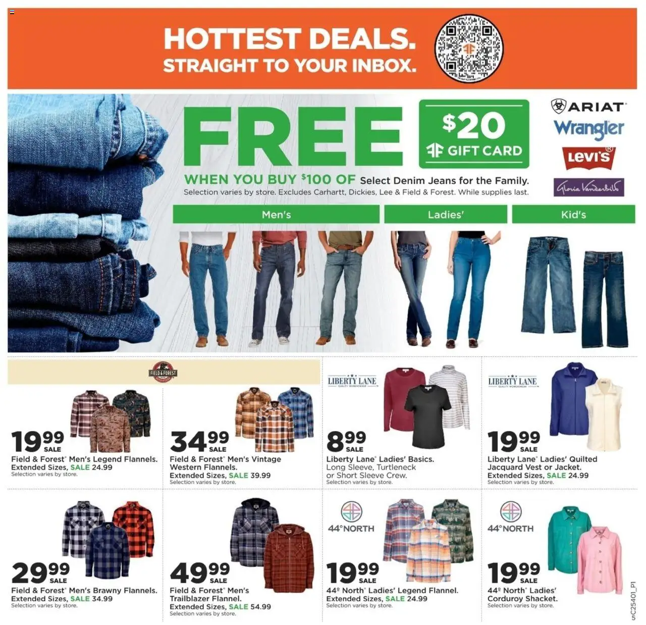 Mills Fleet Farm Weekly Ad - valid from 02.10.2025 | Page: 5 | Products: Vest, Jeans