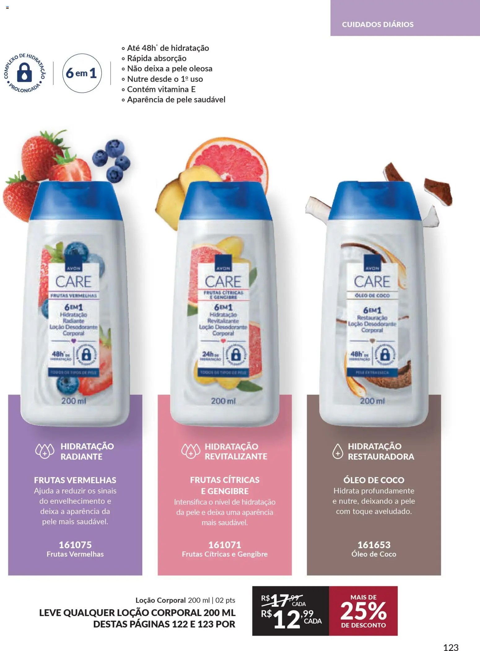 Avon Folheto - válido de 06.01.2026 | Página: 123 | Produtos: Coco, Gengibre, Óleo, Óleo de coco