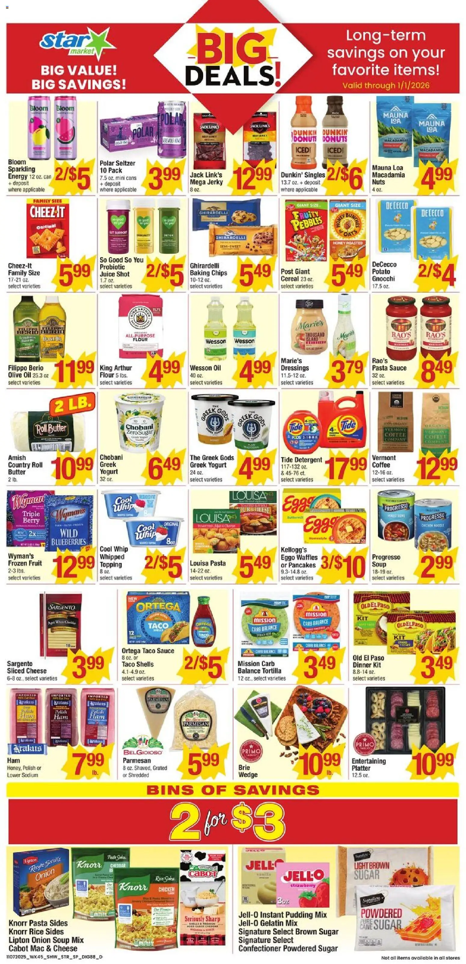 Star Market Weekly Ad - MA - valid from 07.11.2025 | Page: 8 | Products: Butter, Detergent, Nuts, Blueberries