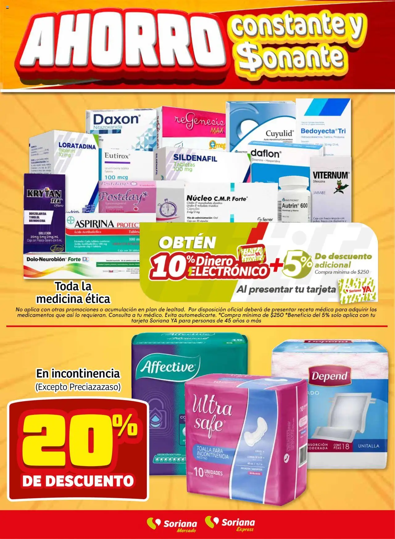 Nuevas ofertas de Soriana válidas en toda la República Mexicana desde el 18.09.2025. ¡Encuentra las mejores ofertas en Soriana - Fin de Semana Mercado: Ags, Nay, Jal, Qro, Col, Mich, Gto, Hgo, Tlax, Mor, Pue, Gro, Oax, Edo. de Mex, CDMX, Zac y SLP! | Página: 8 | Productos: Tablet, Toalla, Caja, Tableta