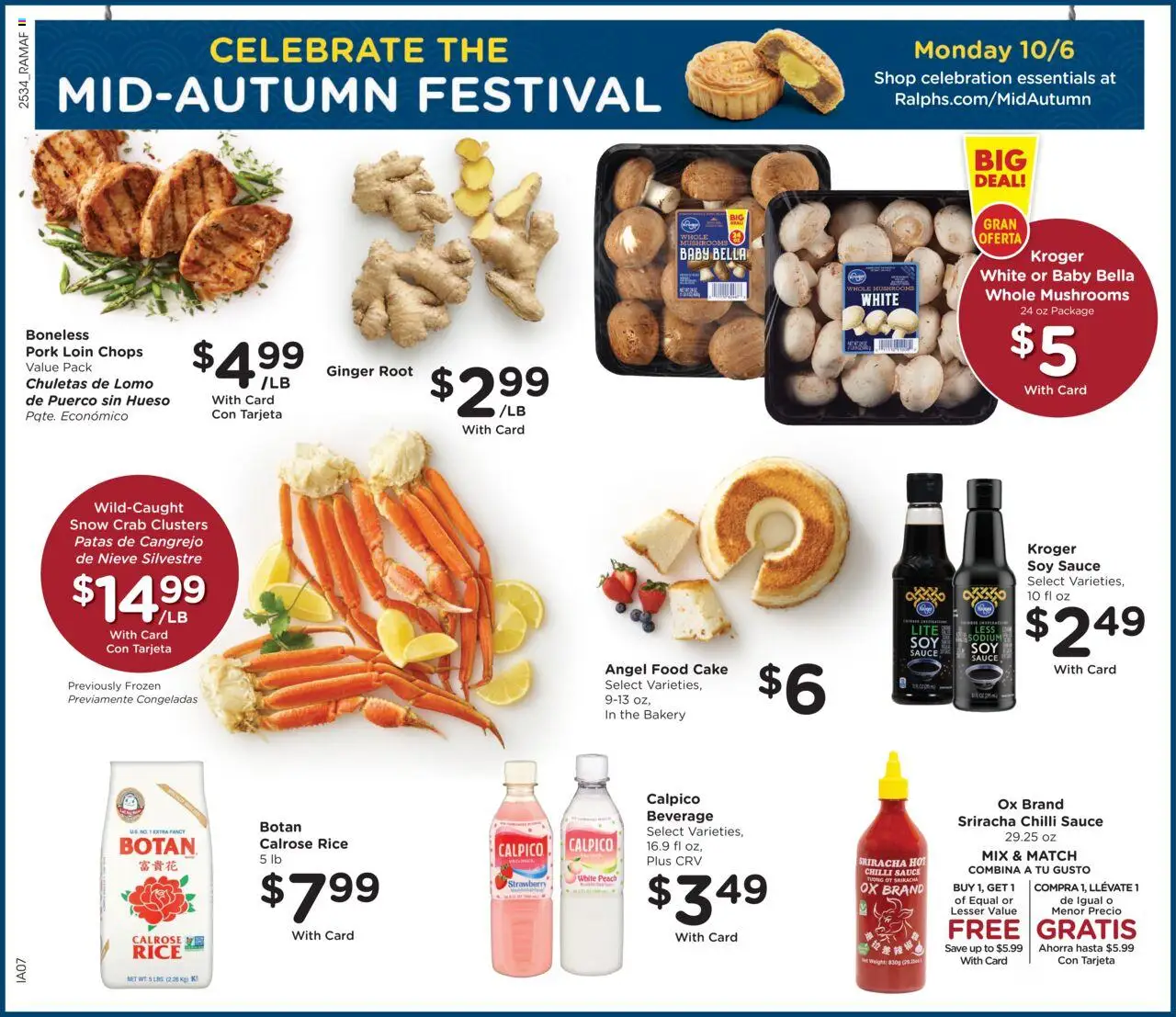 Ralphs Weekly Ad - valid from 24.09.2025 | Page: 13 | Products: Bakery, Peach, Chilli, Weight