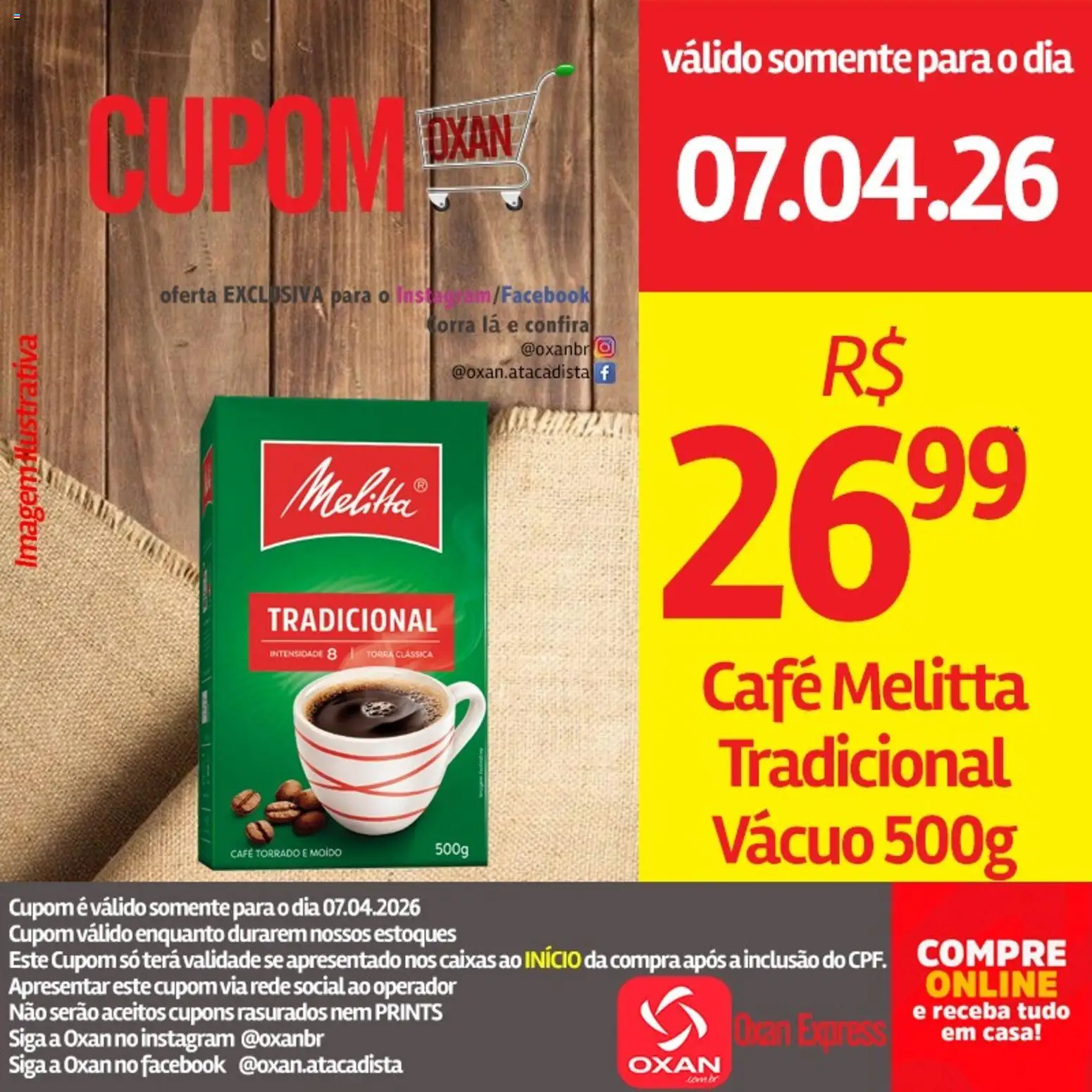 Oxan Atacadista Folheto - válido de 07.04.2026 | Página: 4 | Produtos: Café
