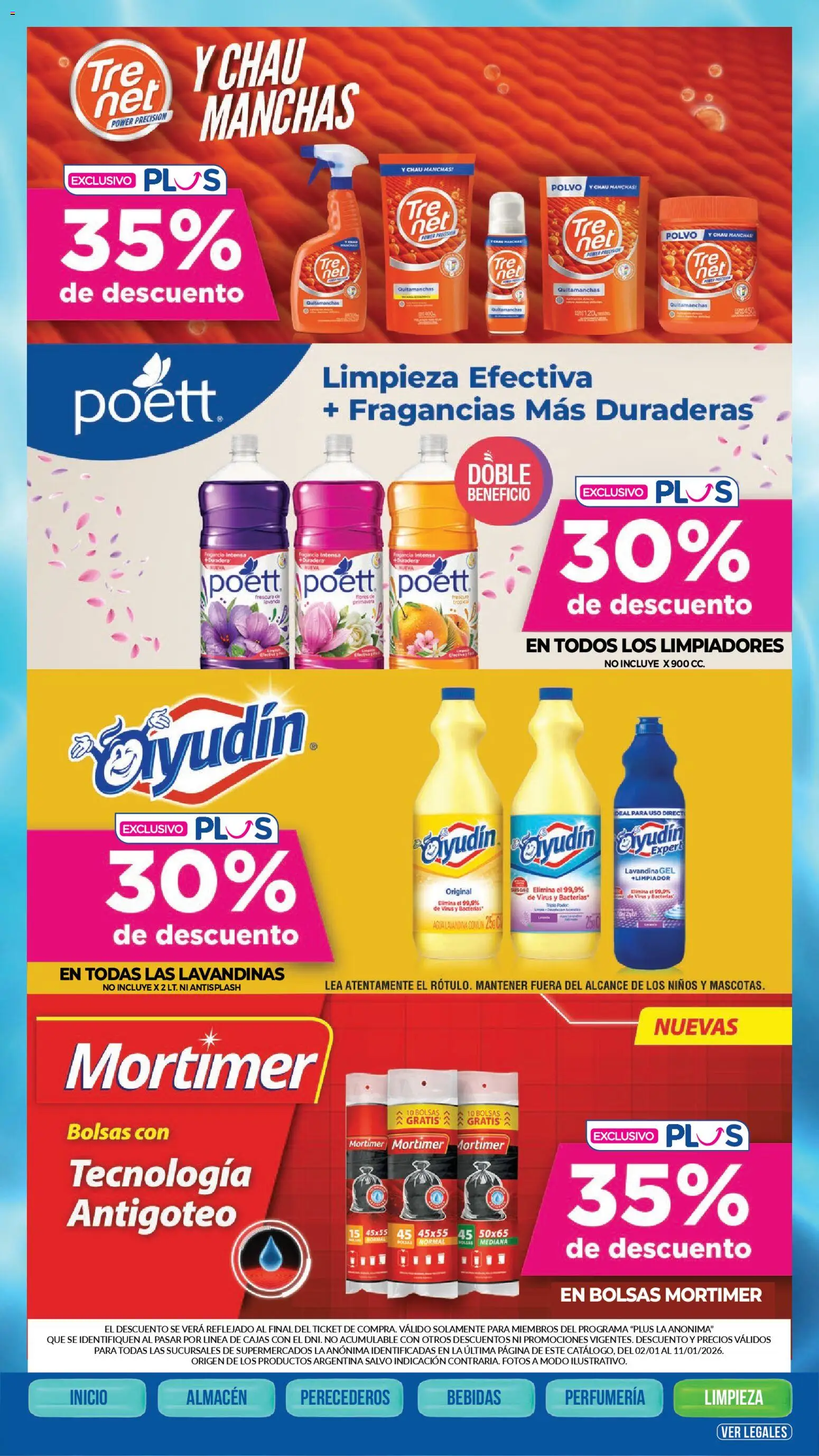 La Anonima - catalogos │ válido desde el 02.01.2026 | Página: 42 | Productos: Fragancia, Polvo, Quitamanchas, Agua