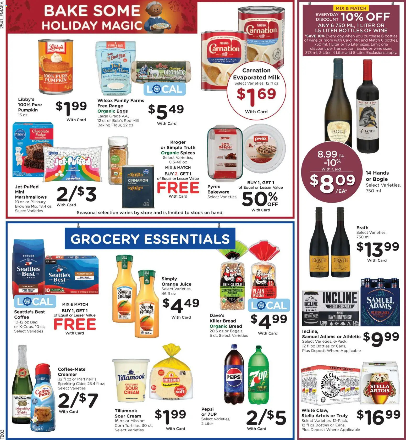 Fred Meyer Black Friday - valid from 12.11.2025 | Page: 5 | Products: Cider, Bread, Wine, Lime