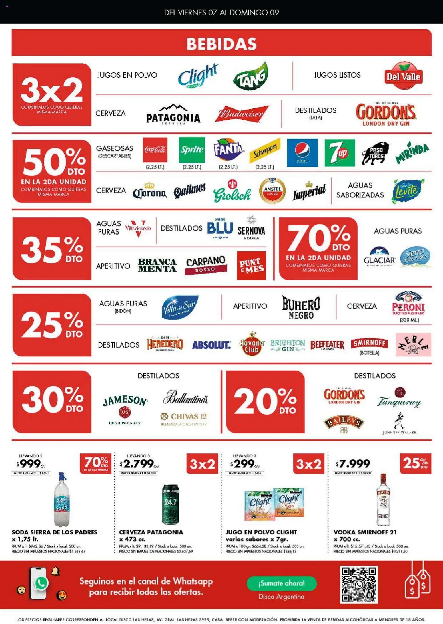 Disco ofertas │ válido desde el 07.11.2025 | Página: 5 | Productos: Bidón, Polvo, Gin, Jugo